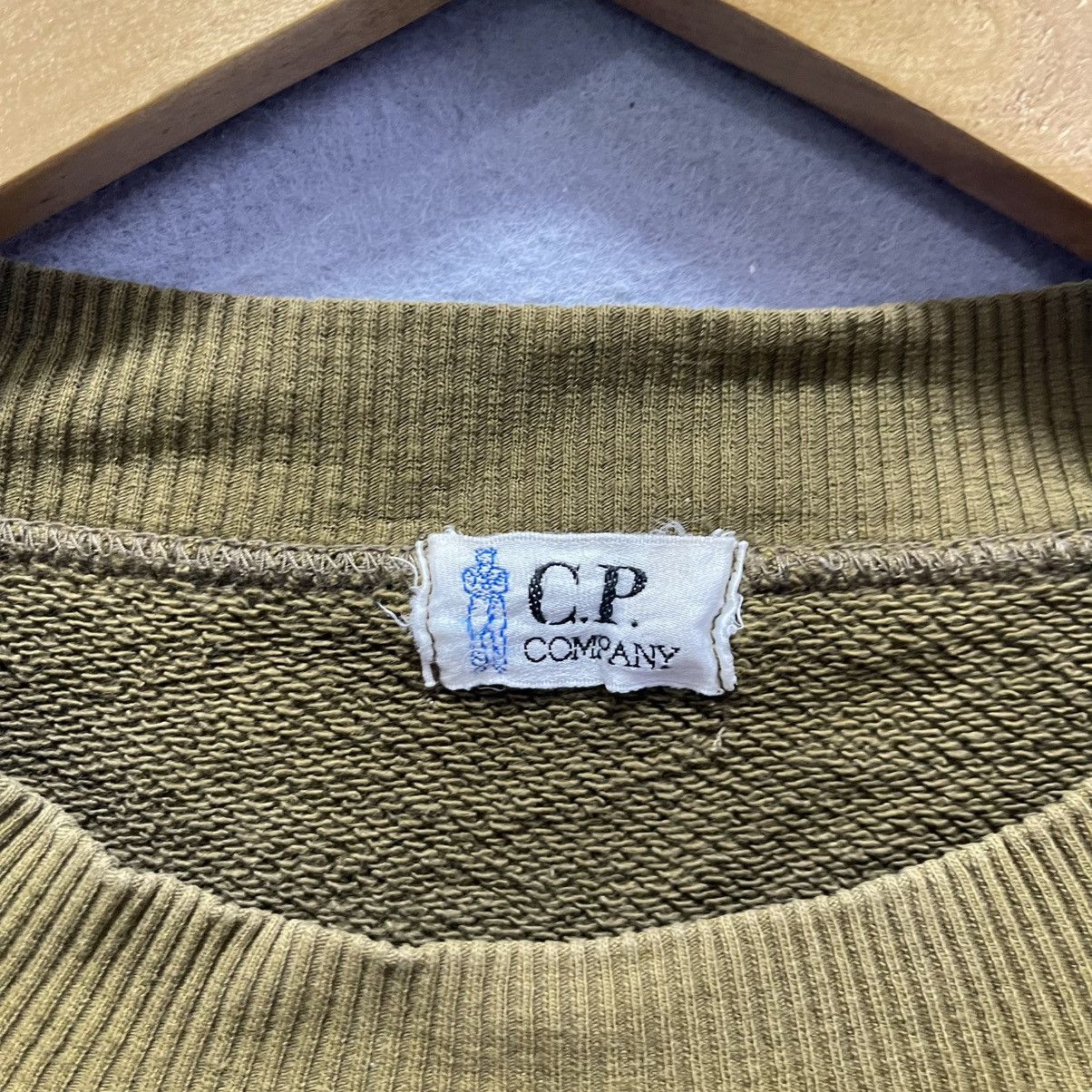 C.P. Company Vintage C.P. Company Garment Dyed Sweatshirt (Olive Green) Size US M / EU 48-50 / 2 - 9 Thumbnail