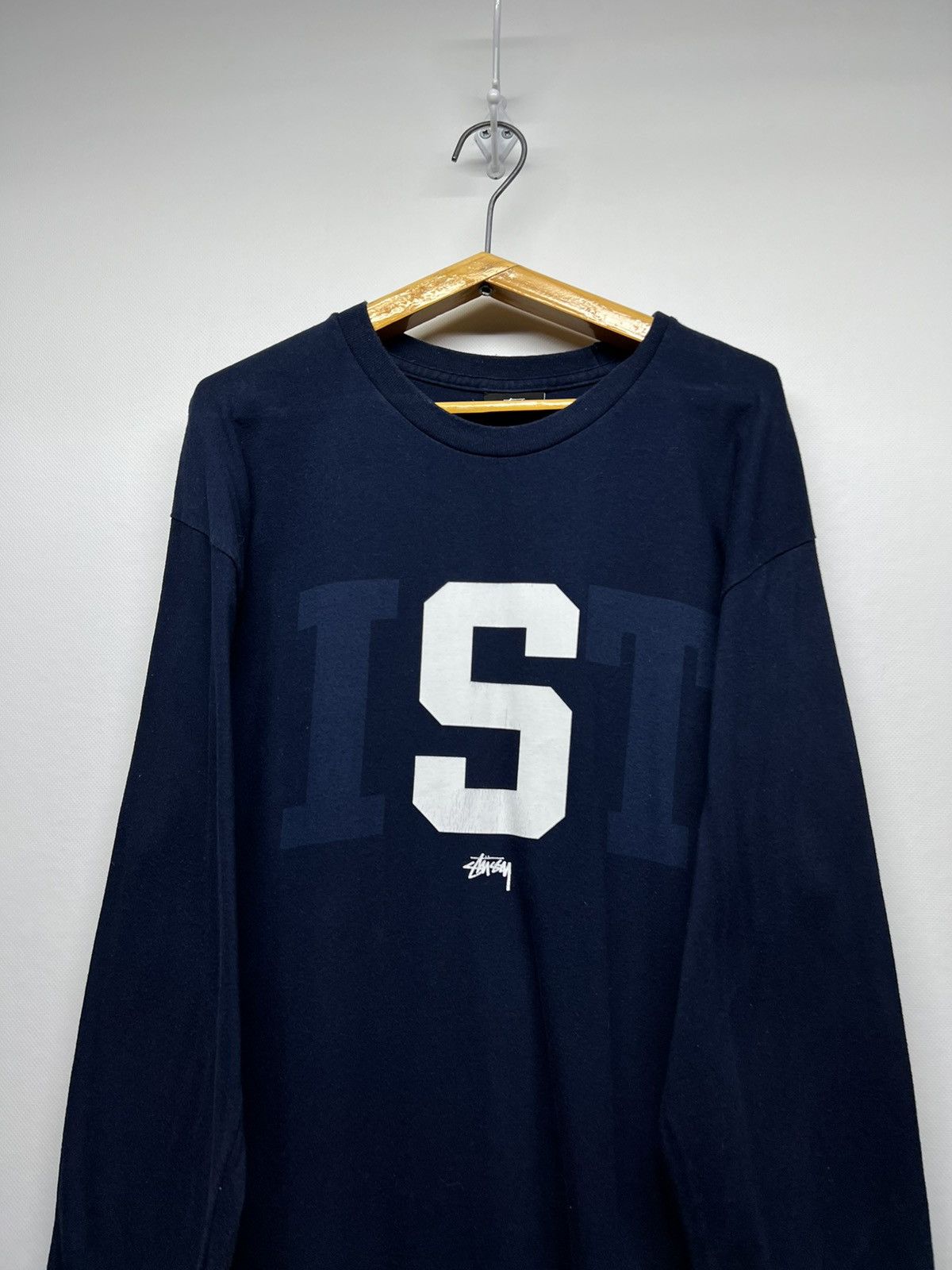 Stussy Vintage Y2k Stussy IST 💙 Big Logo Long Sleeve 00’s Size US M / EU 48-50 / 2 - 3 Thumbnail