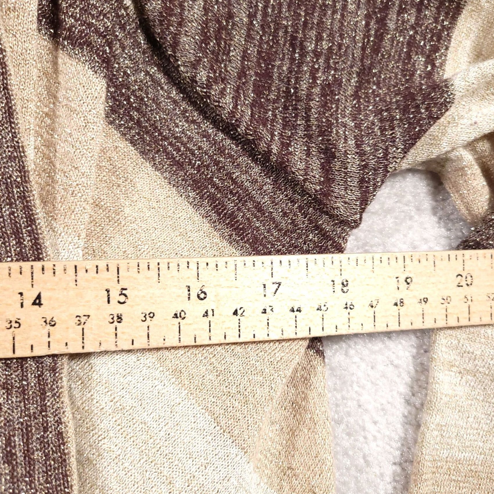 Charter Club Charter Club Cardigan Knit Brown Open Front Glitter Women's Petite Small Size S / US 4 / IT 40 - 7 Thumbnail