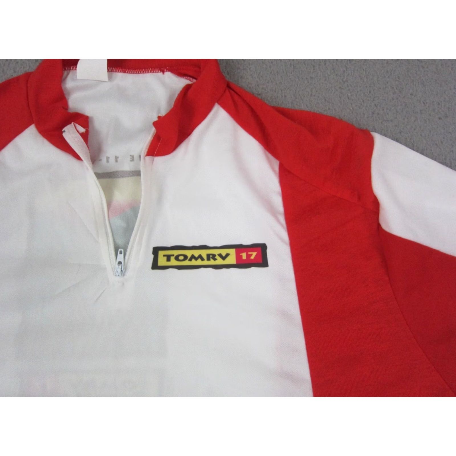 Vintage VINTAGE Cycling Jersey Mens XL White Red Mississippi River TOMRV 17 80s Size US XL / EU 56 / 4 - 2 Thumbnail