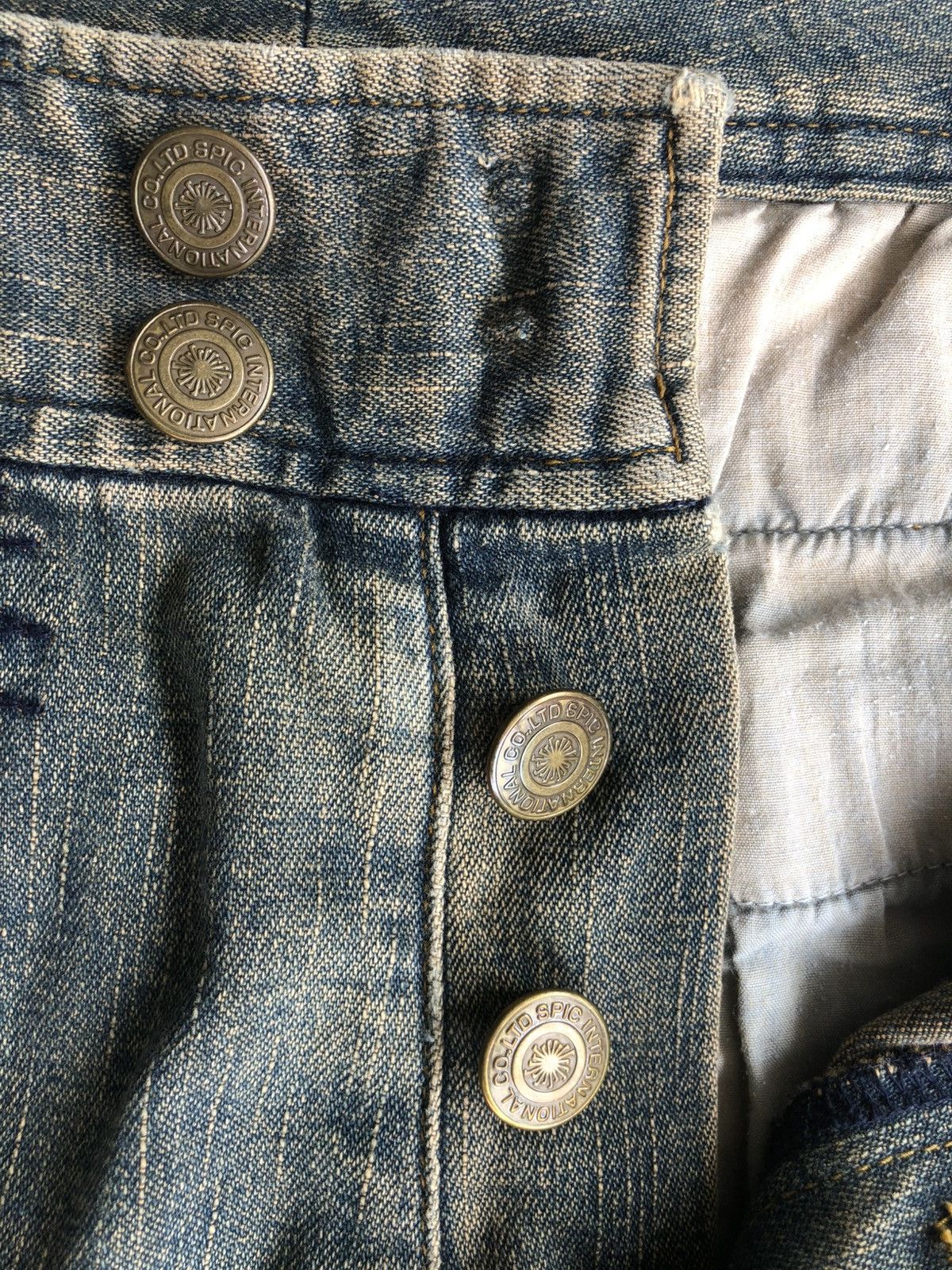 Tornado Mart Japanese Tornado Mart Flared Jeans Patchwork Distressed Size US 29 - 14 Thumbnail