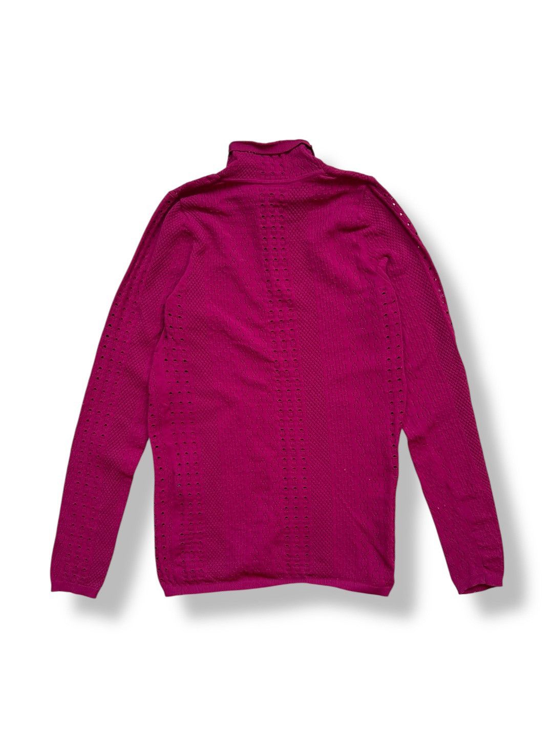 Sandro Sandro Knitted Crop Top Burgundy Size M (1) Size M / US 6-8 / IT 42-44 - 2 Thumbnail