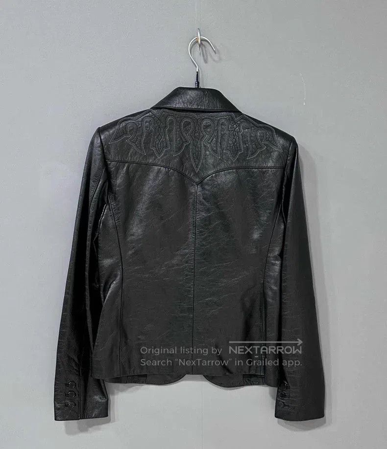 Saint Laurent Paris Saint Laurent Paris Hand-stitched Embroidered Leather Embo Size XS / US 0-2 / IT 36-38 - 3 Thumbnail