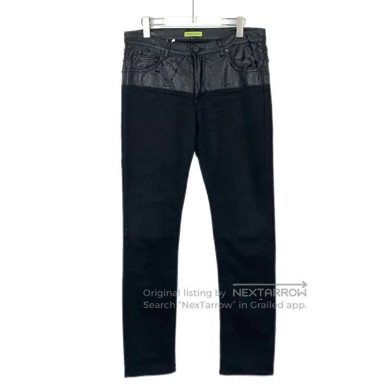 Versace Versace Black Cotton Casual Pants for Men . Size US 26 / EU 42 - 1 Thumbnail