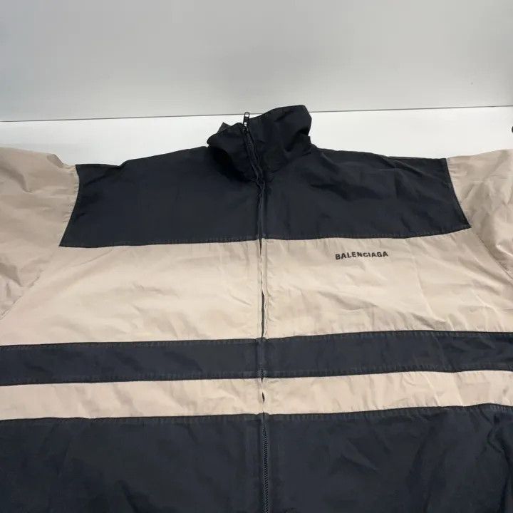 Balenciaga Balenciaga Color-Block High Neck Long Sleeve Jacket 0079-25 Size US L / EU 52-54 / 3 - 2 Thumbnail