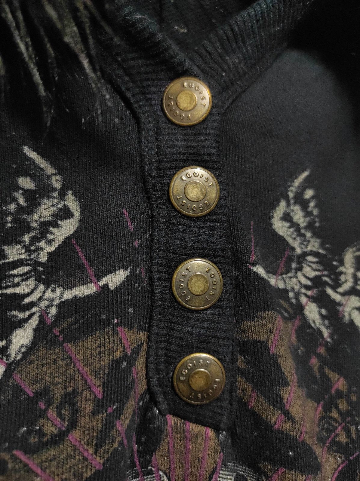 Japanese Brand Egoist half button fur hoodie ifsix LGB style Size S / US 4 / IT 40 - 5 Thumbnail
