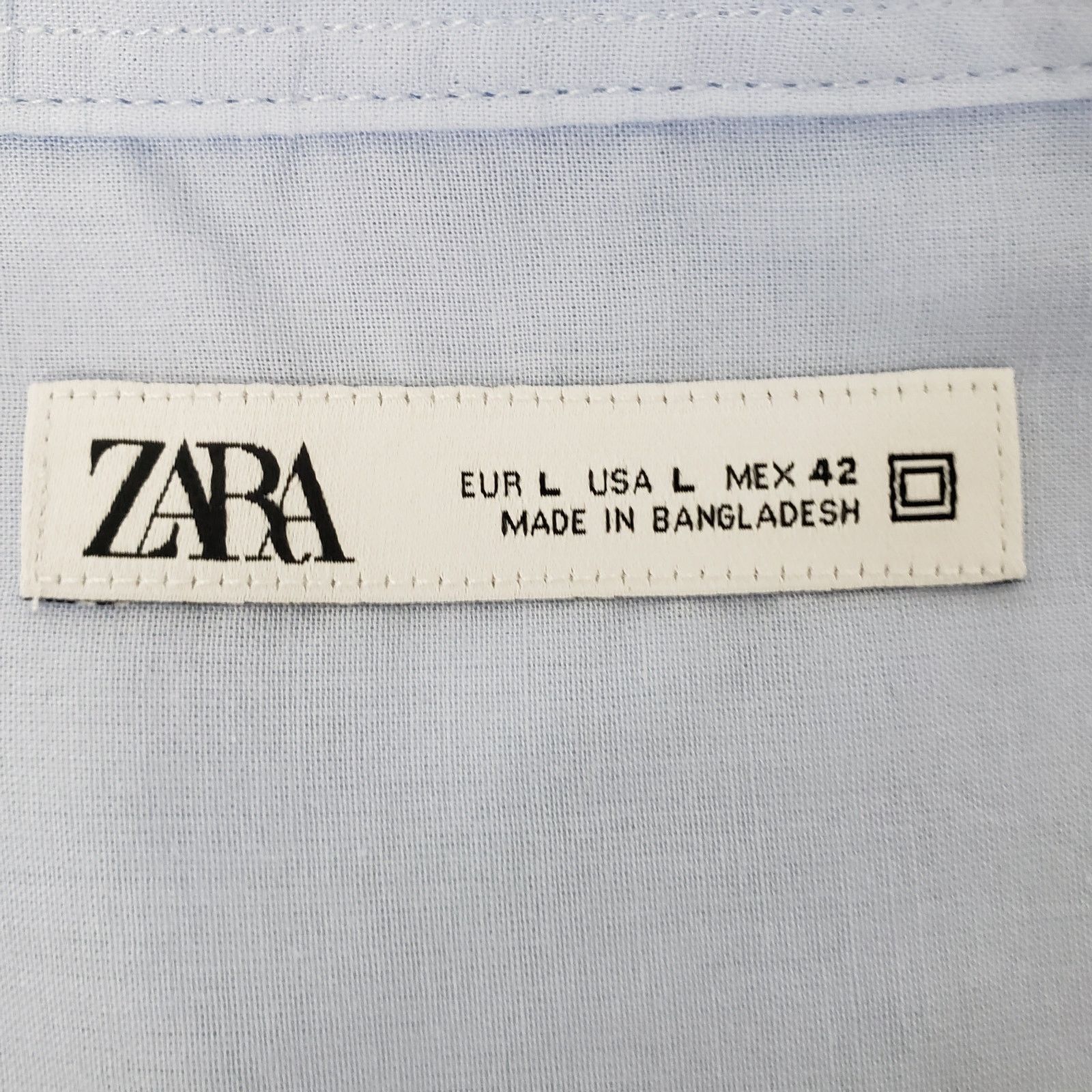 Zara Zara Shirt Men L Lightweight Button-down Collar Long Sleeve Size US L / EU 52-54 / 3 - 9 Thumbnail