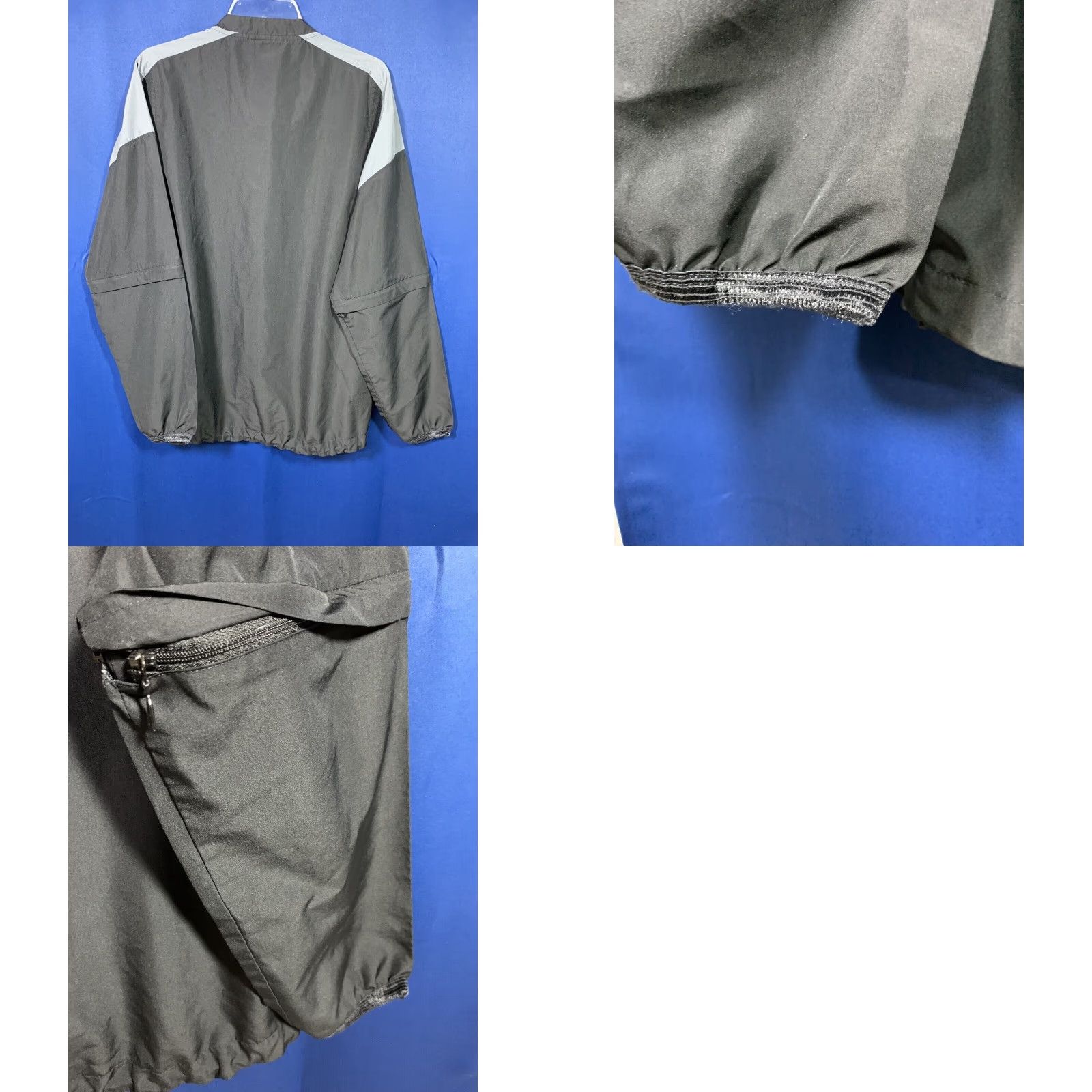 Nike Nike Windbreaker Jacket Mens Convertible Vented Black Medium Size US M / EU 48-50 / 2 - 4 Thumbnail