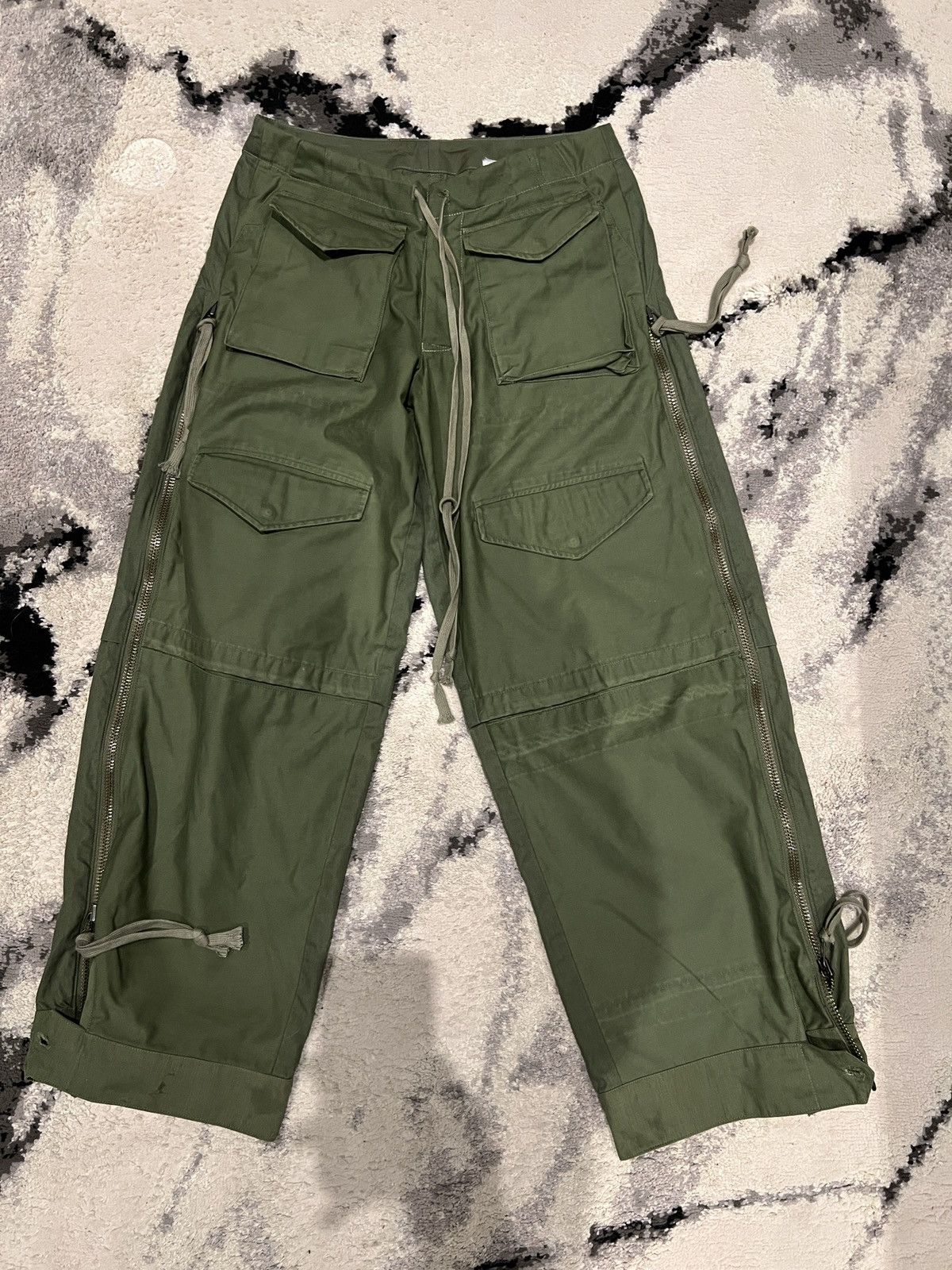 Greg Lauren Greg Lauren Army Jacket Wide Zip Cargo Pants Size US 28 / EU 44 - 1 Thumbnail