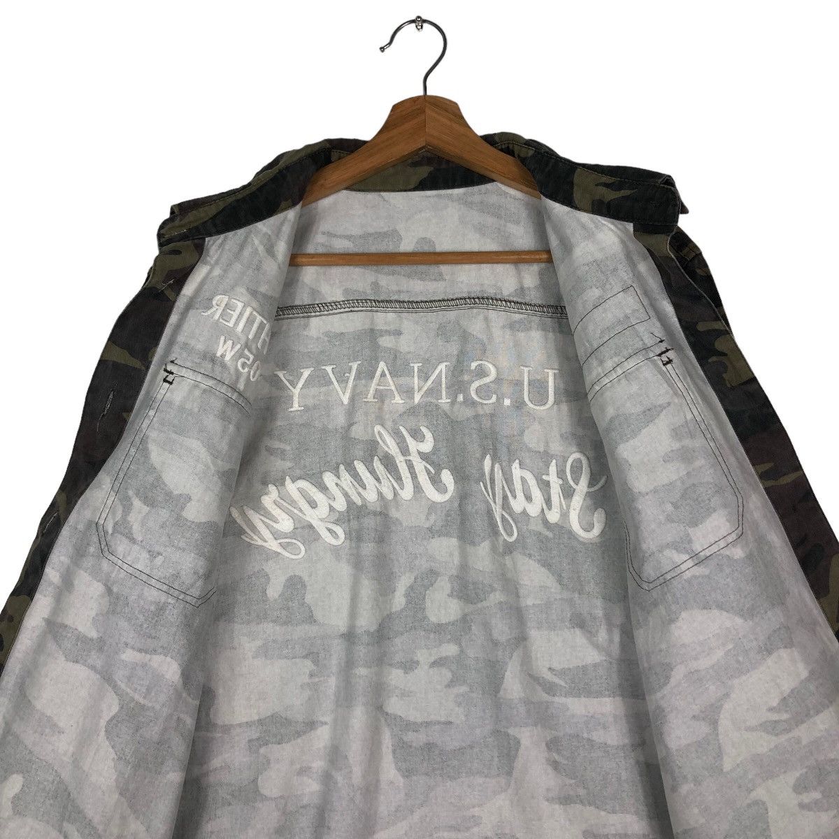 Japanese Brand 🔥Vintage Military Camouflage Work Jacket Gorge Japan Made Size US M / EU 48-50 / 2 - 14 Thumbnail