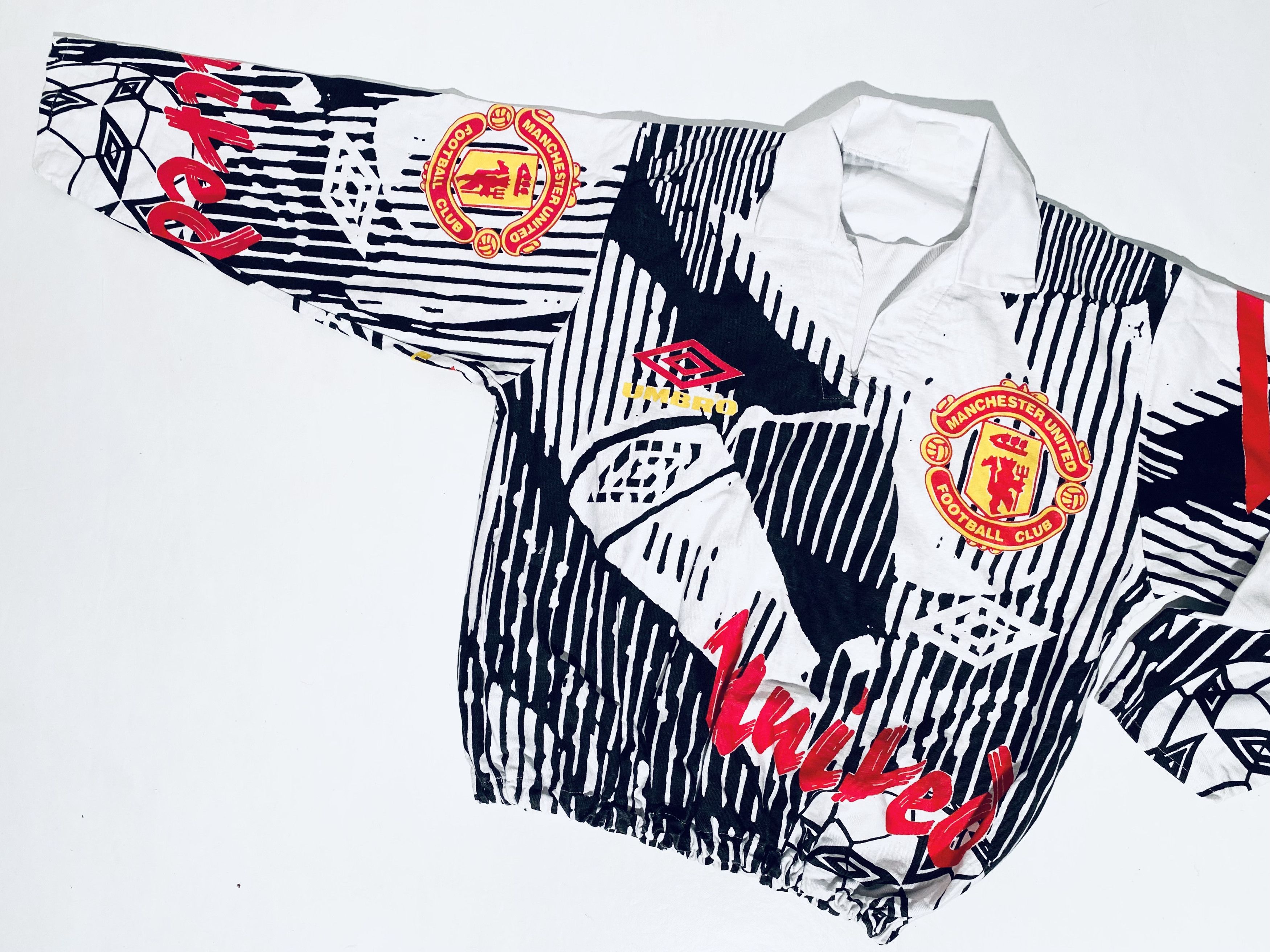 Umbro Manchester United 90s Training Drill Top Sweater Size US M / EU 48-50 / 2 - 4 Thumbnail