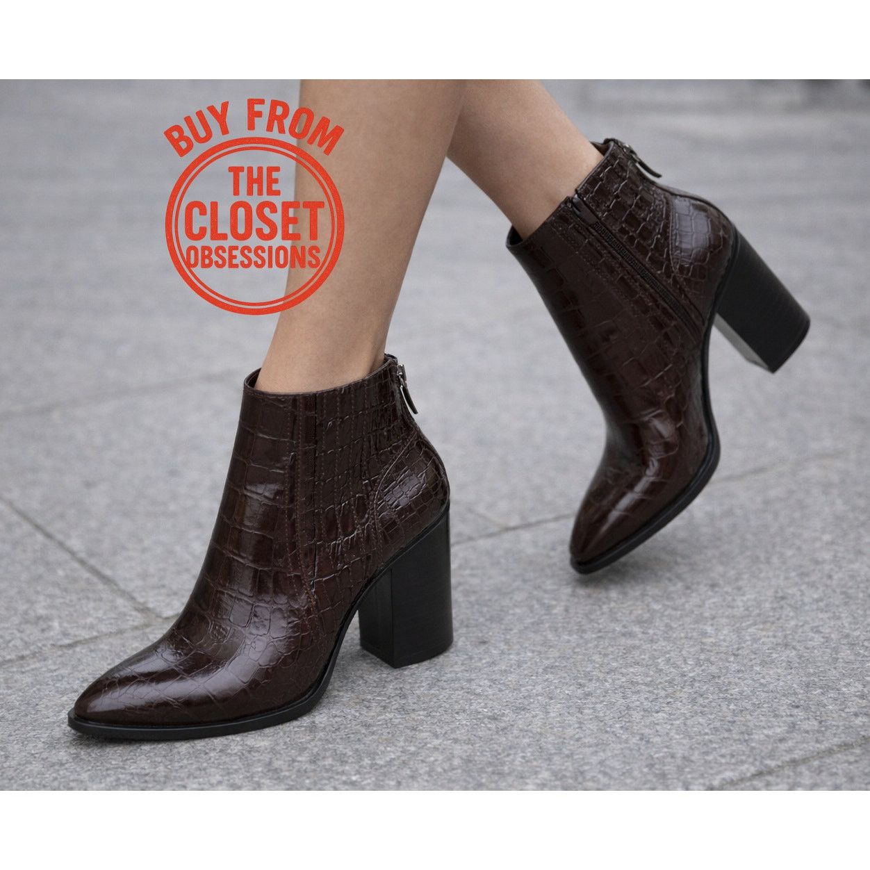 ZARA Heeled Ankle Boots NWT