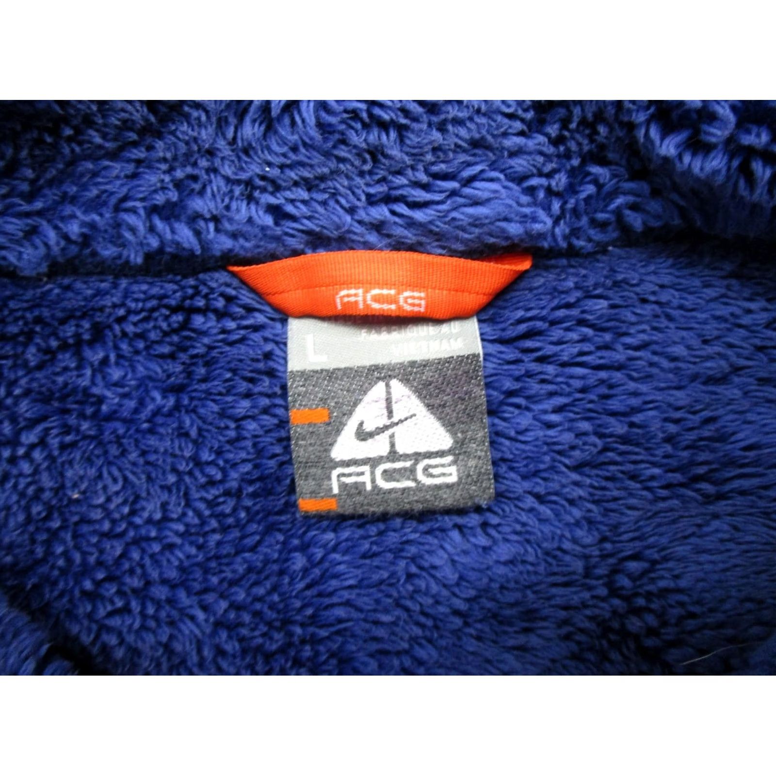 Nike ACG VINTAGE Nike ACG Full Zip Blue Fleece Jacket Women's L Skater Size L / US 10 / IT 46 - 3 Thumbnail