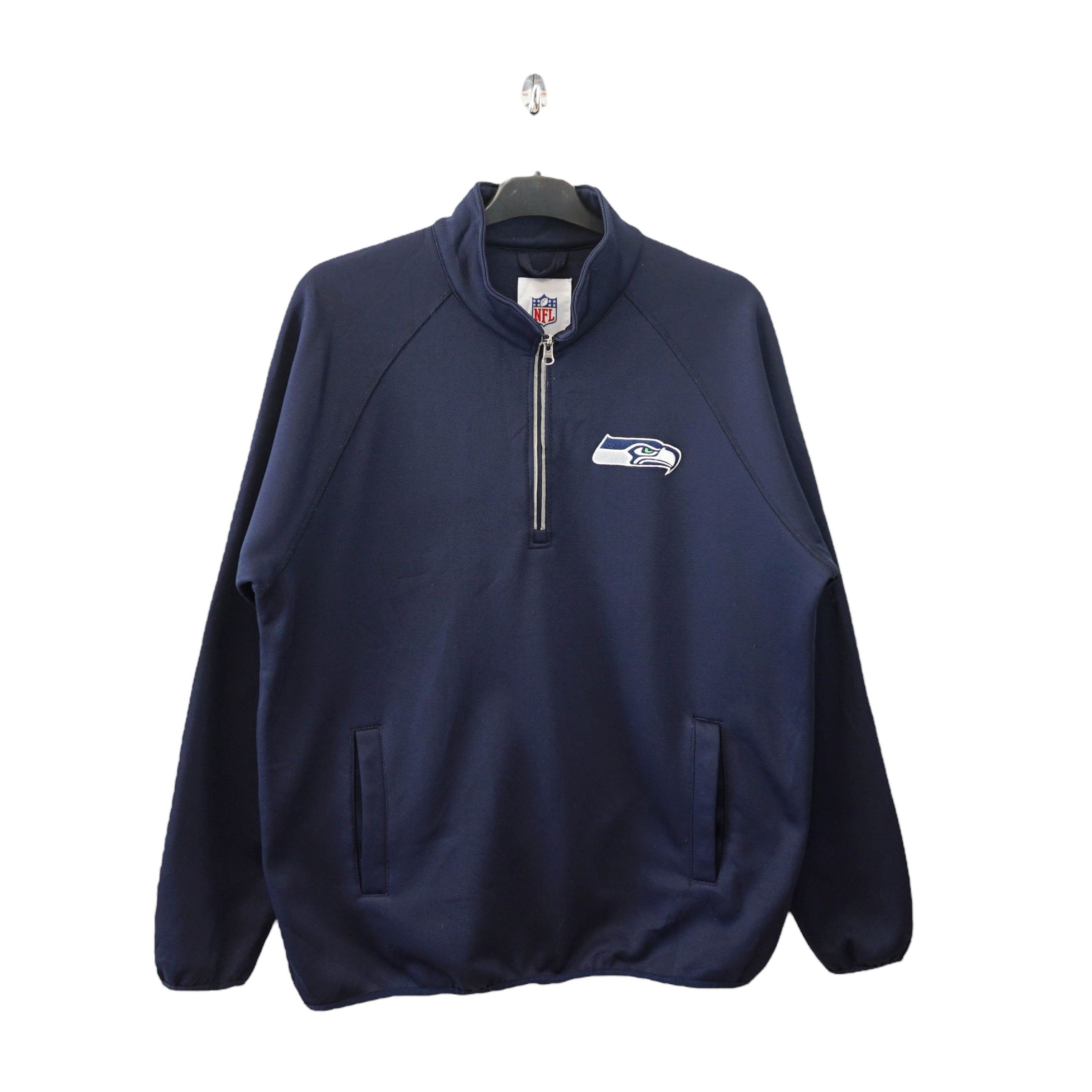 NFL NFL Seattle Seahawks 1/3 Zip Jacket Sweatshirt Pullover Size US L / EU 52-54 / 3 - 1 Thumbnail