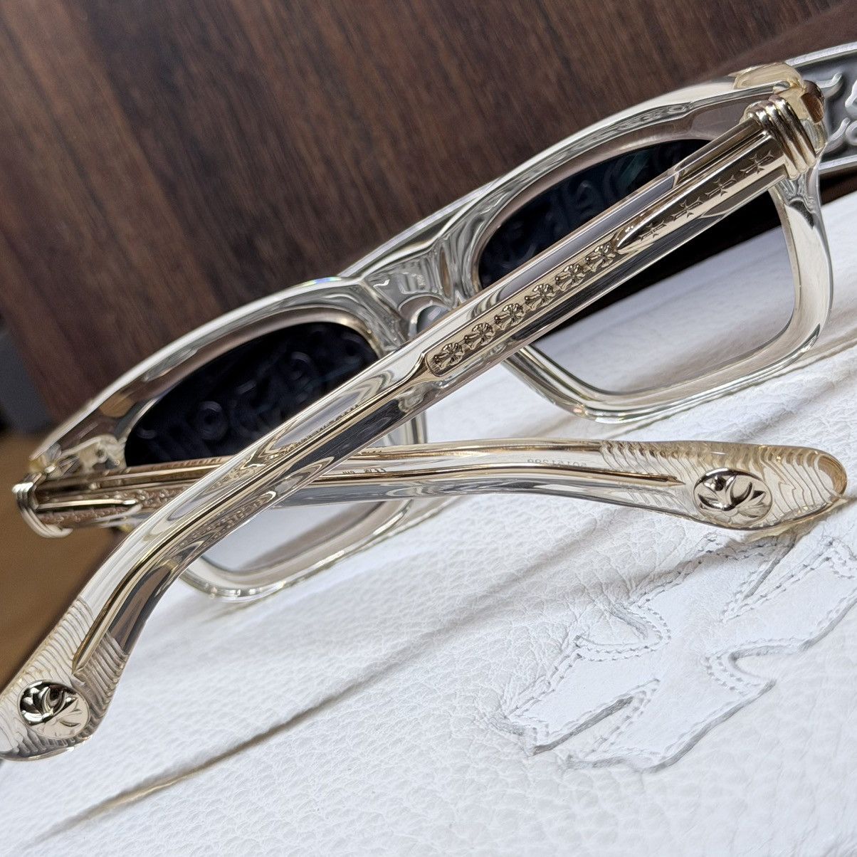 Chrome Hearts Chrome Hearts TRYPOLEAGAIN Glasses Size ONE SIZE - 11 Thumbnail