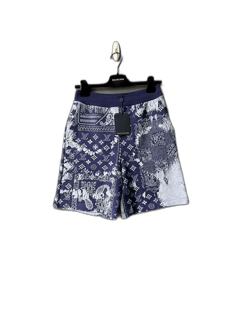 Louis Vuitton Louis Vuitton Blue Knitted Shorts Size S Size US 28 / EU 44 - 1 Thumbnail