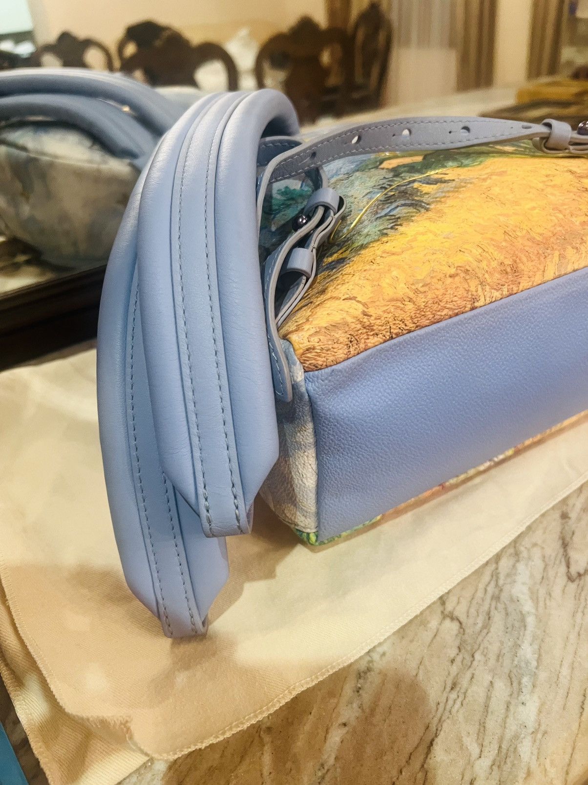 Louis Vuitton Louis Vuitton 2017 Van Gogh Palm Springs PM Backpack Size ONE SIZE - 8 Thumbnail