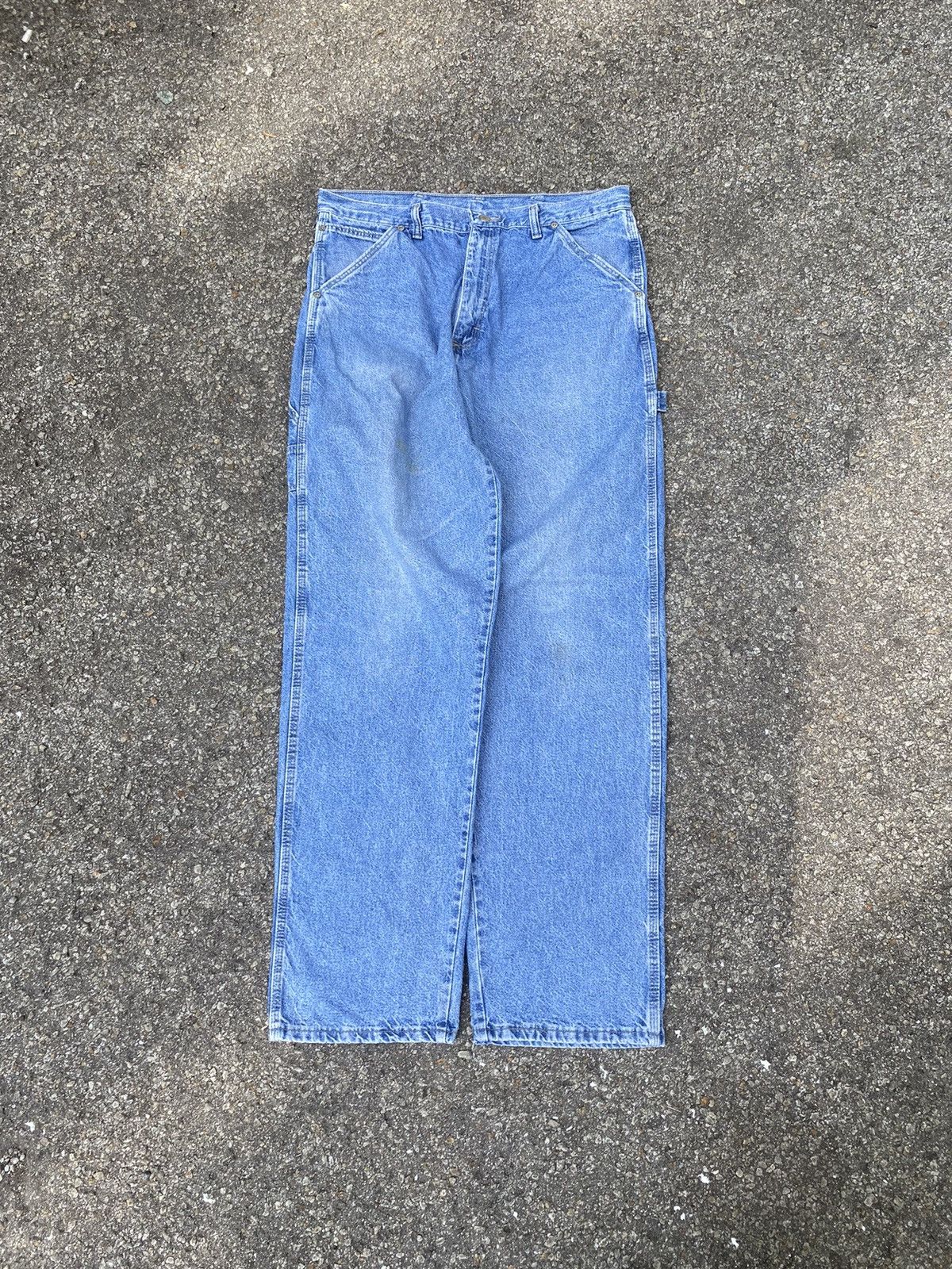 Vintage × Wrangler Wrangler Carpenter Pants Y2K Baggy Hip Hop Skater Workwear Size US 34 / EU 50 - 5 Thumbnail