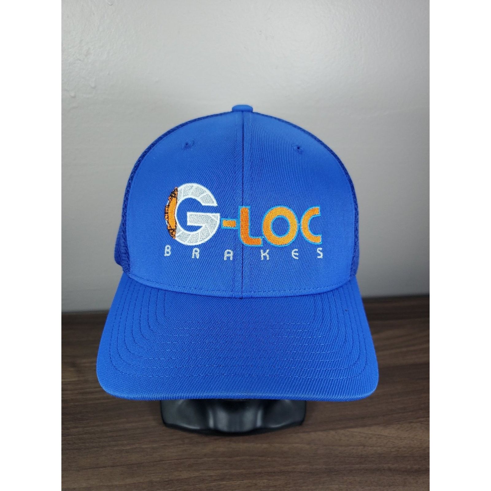 NASCAR G-LOC Brakes Hat Flexfit L-XL Mesh Back Cap Car Truck Racing Size ONE SIZE - 2 Thumbnail