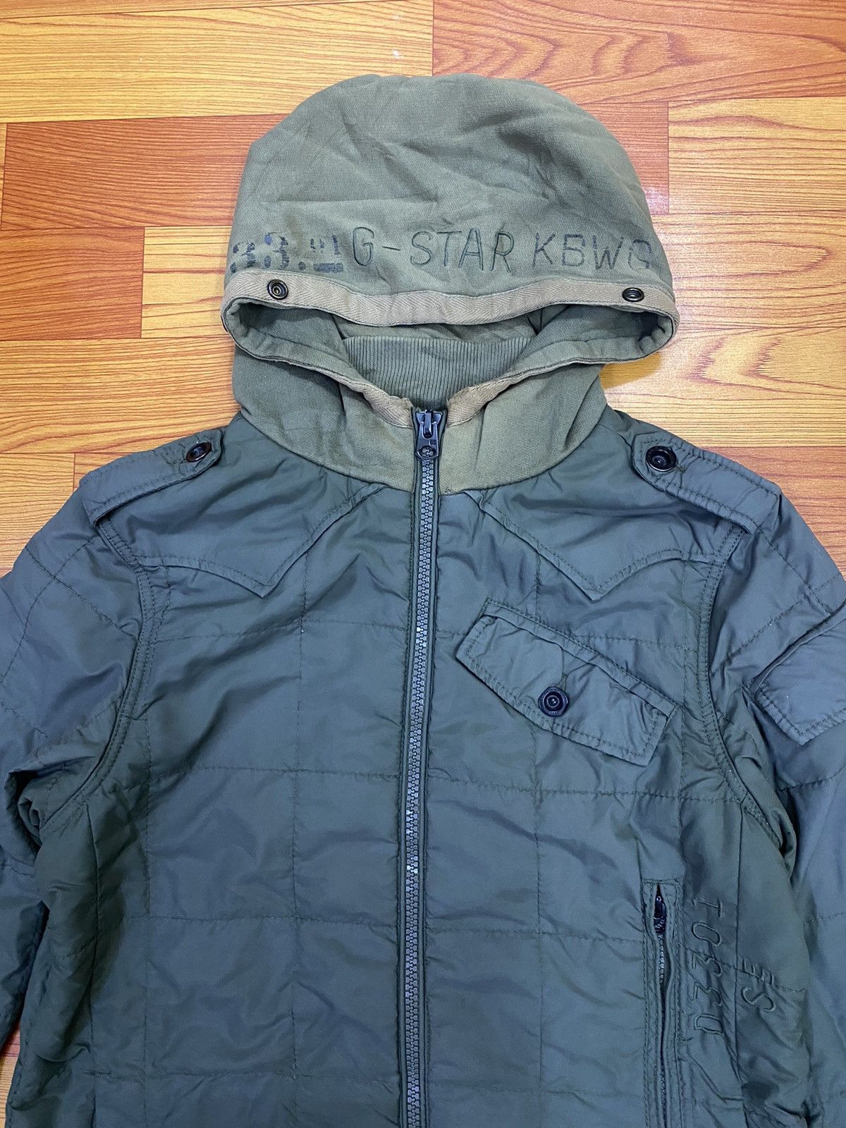 G-Star × Le Grande Bleu (L.G.B.) Vintage OG G-Star Jacket Hoodie Size US M / EU 48-50 / 2 - 2 Thumbnail