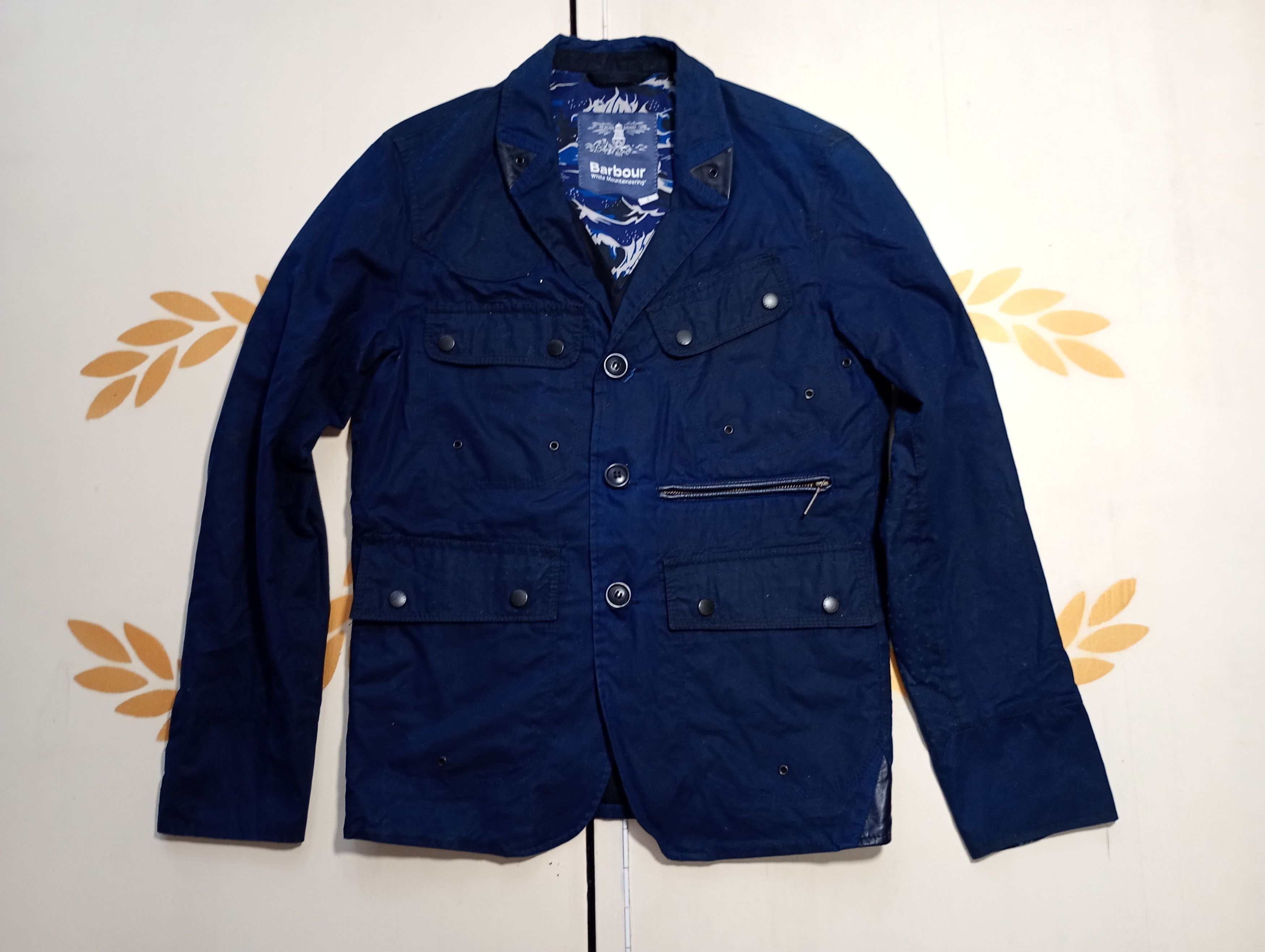 Barbour Barbour White Mountaineering Wax Lapel Jacket Size US S / EU 44-46 / 1 - 1 Thumbnail