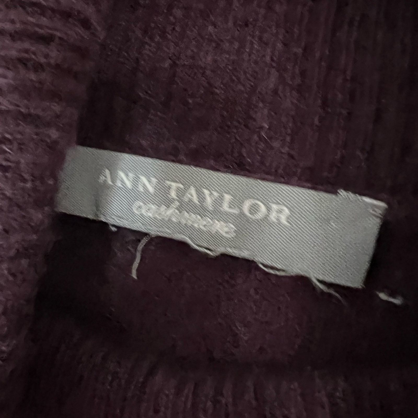Ann Taylor Ann Taylor Turtleneck Cowl 100% Cashmere Pullover Sweater L Size L / US 10 / IT 46 - 3 Thumbnail