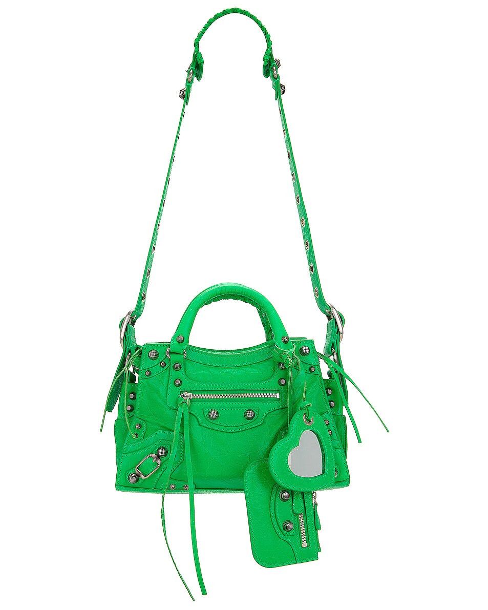 Balenciaga o1srvl11e1124 Size: OS / Neo Cagole XS Handbag in Green Size ONE SIZE - 1 Thumbnail