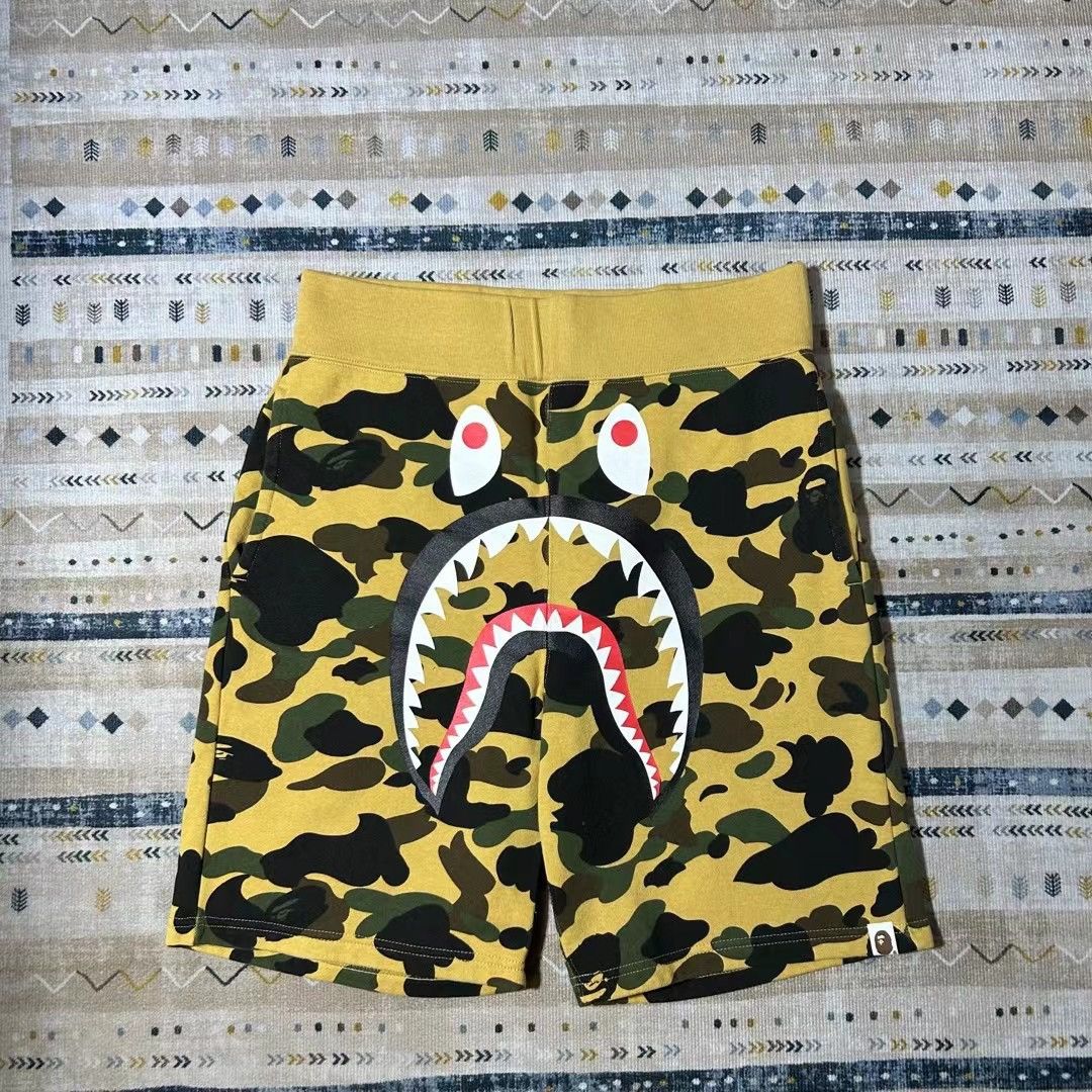 image of Bape Camo Short in Yellow, Men's (Size 30)