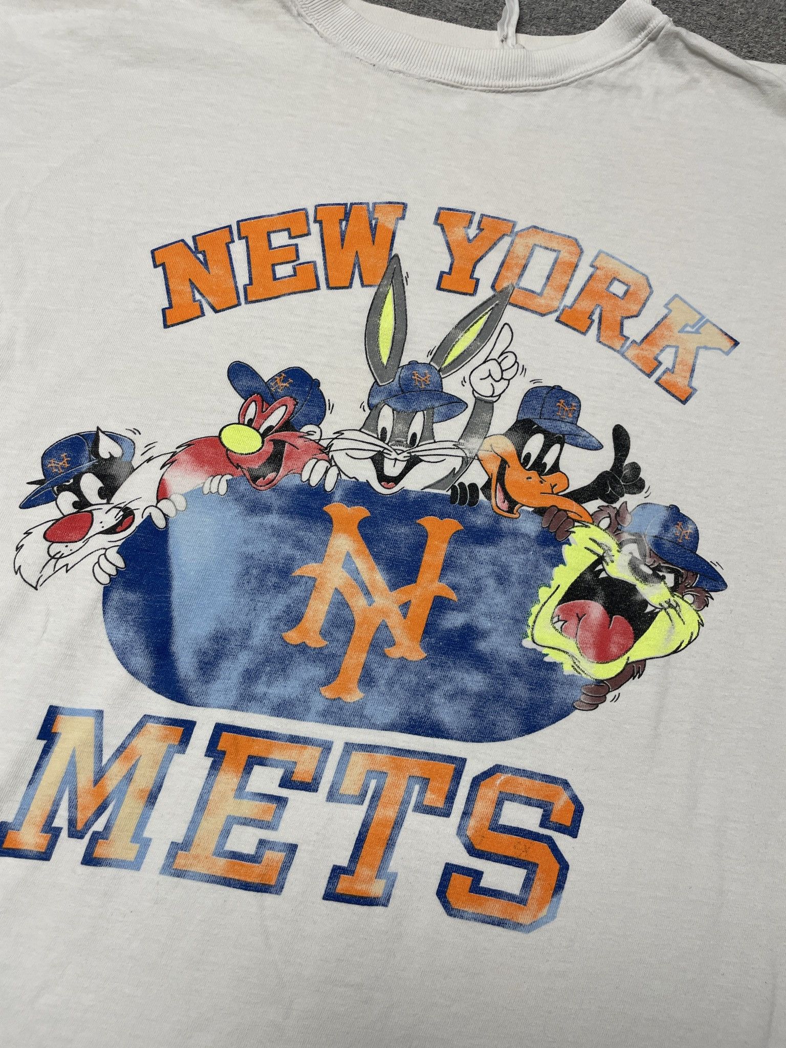 Other Vintage 90s New York Mets MLB Looney Tunes T-Shirt Size US L / EU 52-54 / 3 - 3 Thumbnail