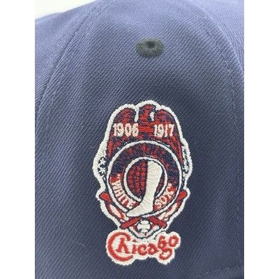 New Era New Era 59FIFTY White Sox 1906-1917 WS Side Patch Fitted Hat Size ONE SIZE - 3 Thumbnail