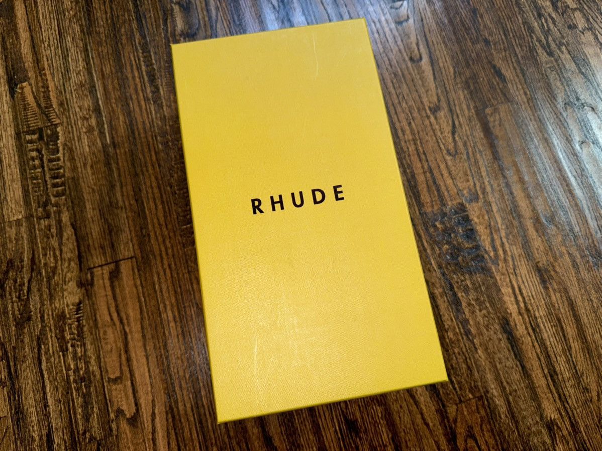 Rhude Rhude V1 Low Suede Leather Beige White Size 11 Size US 11 / EU 44 - 7 Thumbnail