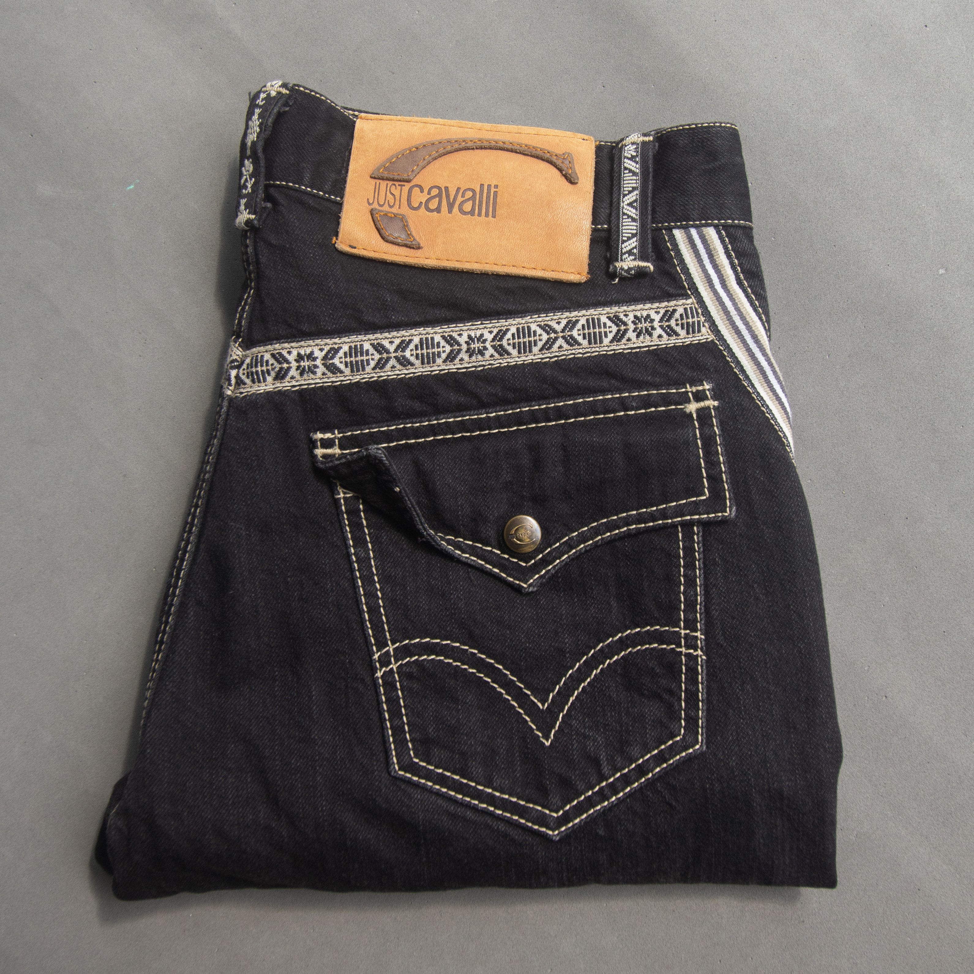 Just Cavalli × Roberto Cavalli Just Cavalli Navajo-detailed Jeans Size 26" / US 2 / IT 38 - 3 Thumbnail
