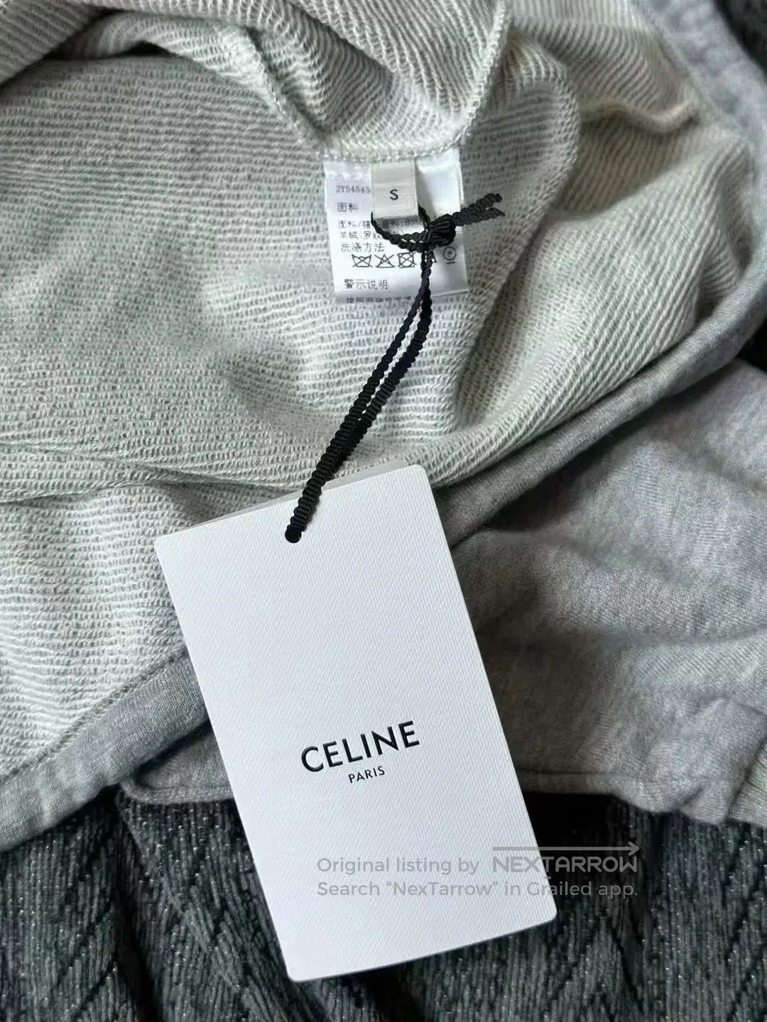 Celine Celine Gray Hoodie. Size US S / EU 44-46 / 1 - 4 Thumbnail
