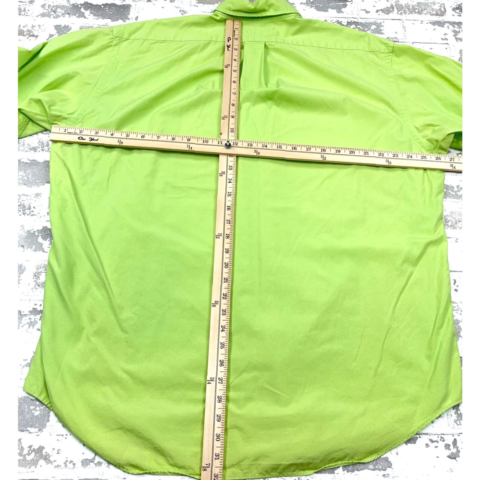 Ralph Lauren Ralph Lauren Shirt Men L Green Purple Button Up Blake Dress Two Ply Poplin P Size 42R - 6 Thumbnail