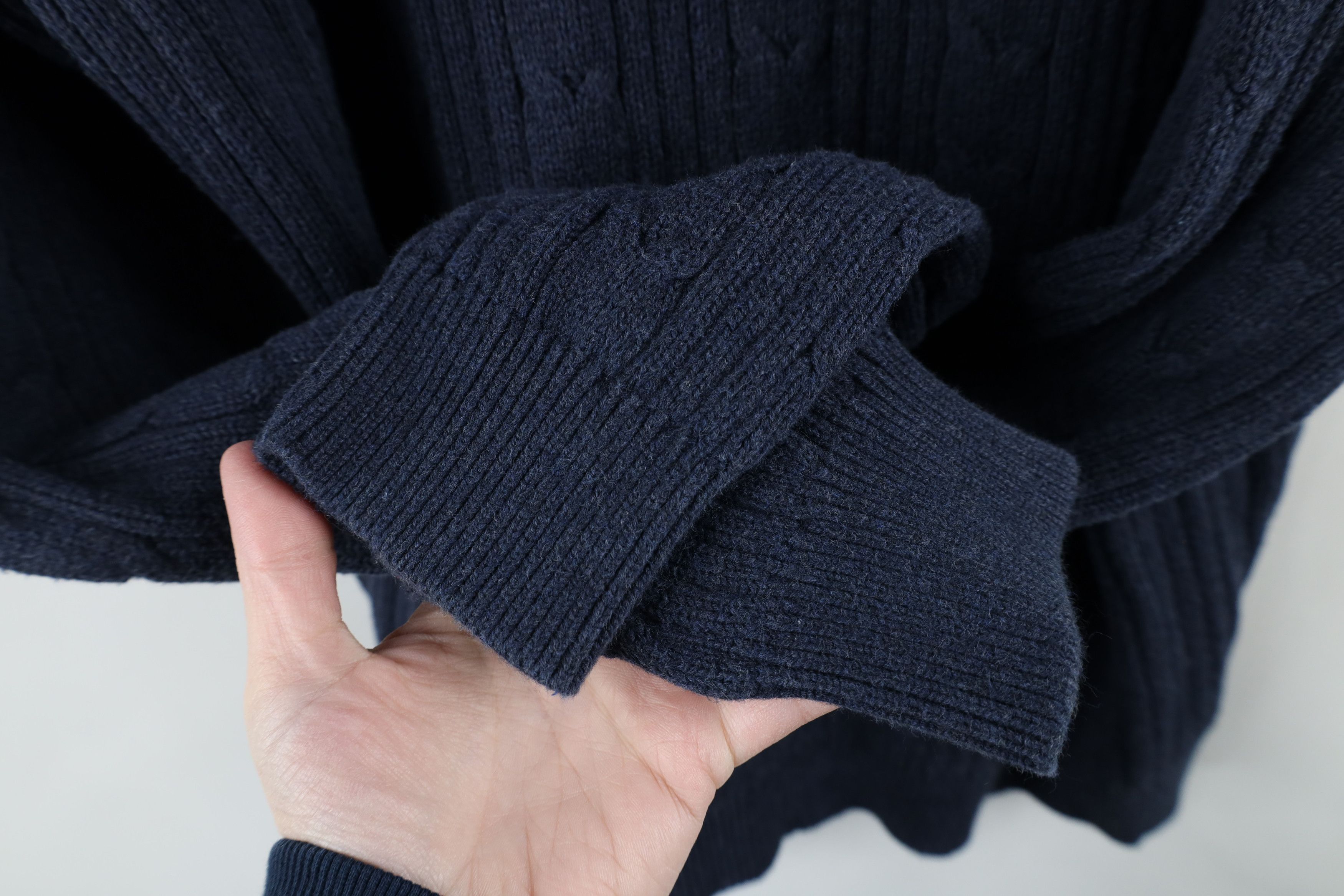 Eddie Bauer × Vintage Vintage Eddie Bauer Ribbed Knit Crewneck Sweater Cotton Size US XL / EU 56 / 4 - 7 Thumbnail