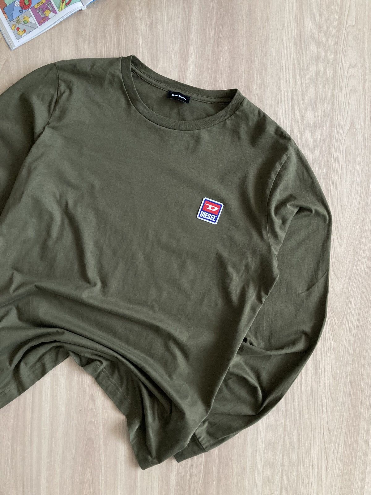 Diesel Vintage Diesel Long Sleeve Logo 90s Shirt Size US L / EU 52-54 / 3 - 4 Thumbnail