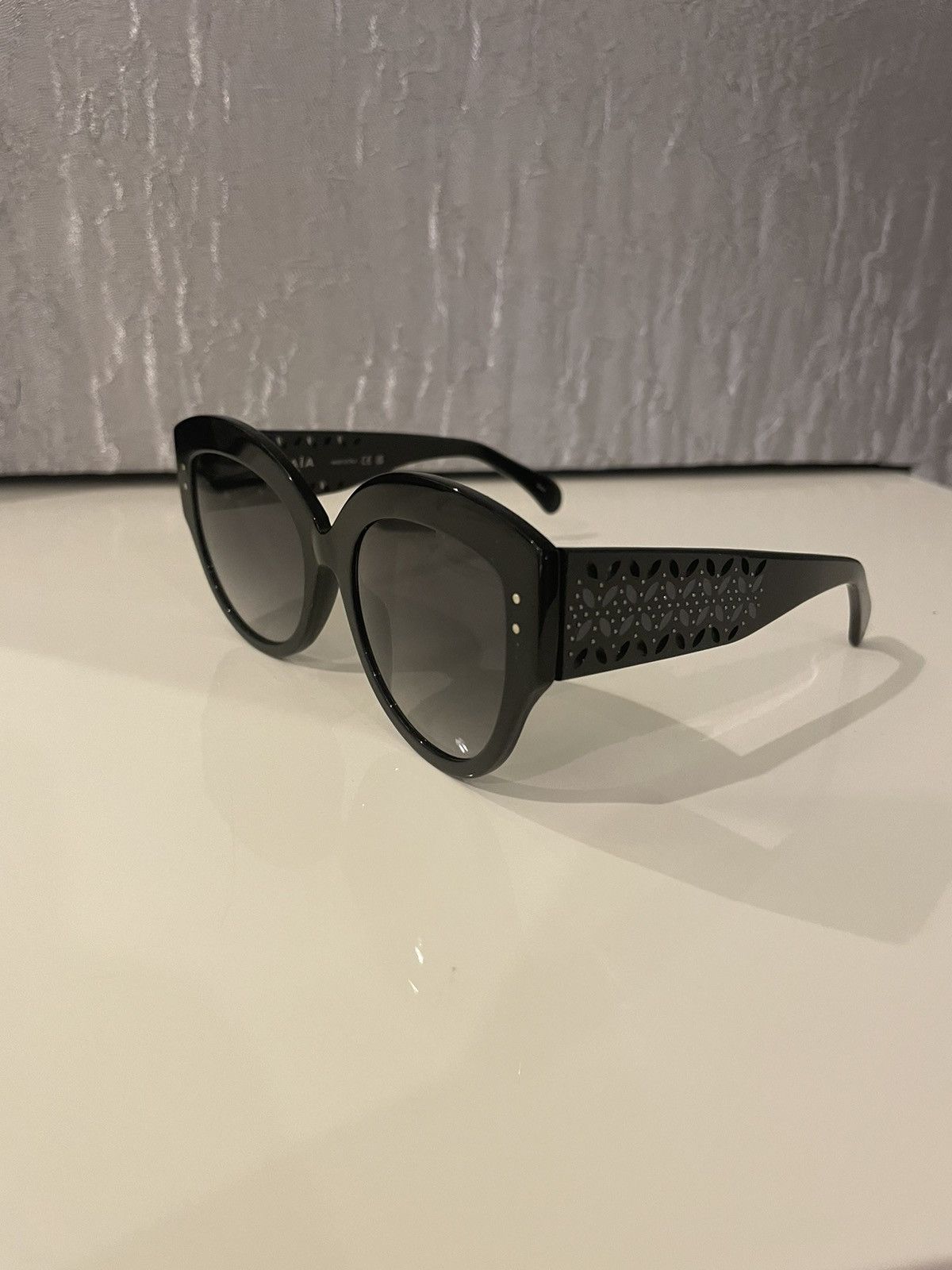 Alaia × Vintage 💎 ALAÏA Oversized Cat Sunglassess OS Size ONE SIZE - 2 Thumbnail