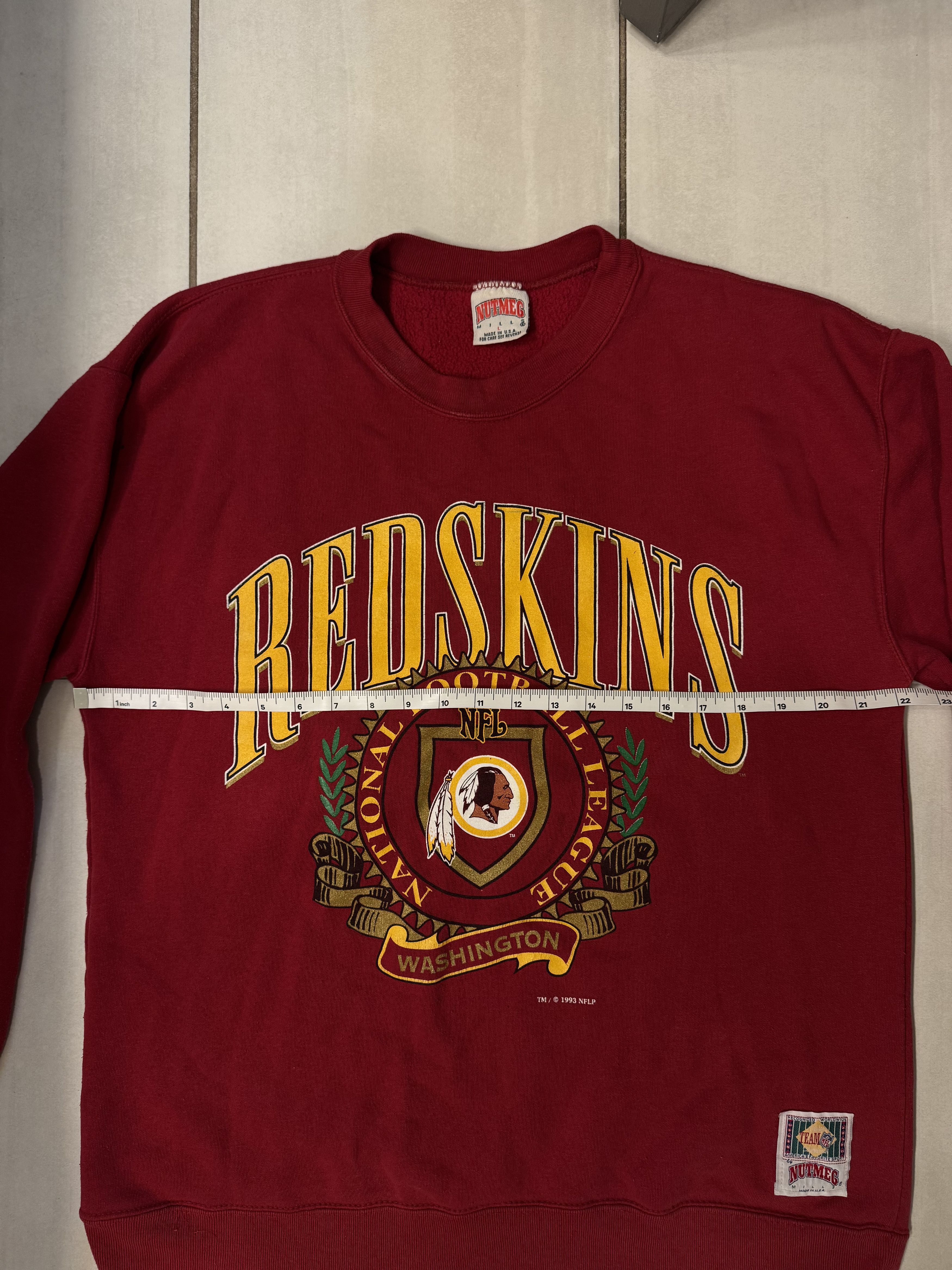 Nutmeg Vintage 1993 Washington Redskins Sweatshirt Size US L / EU 52-54 / 3 - 4 Thumbnail
