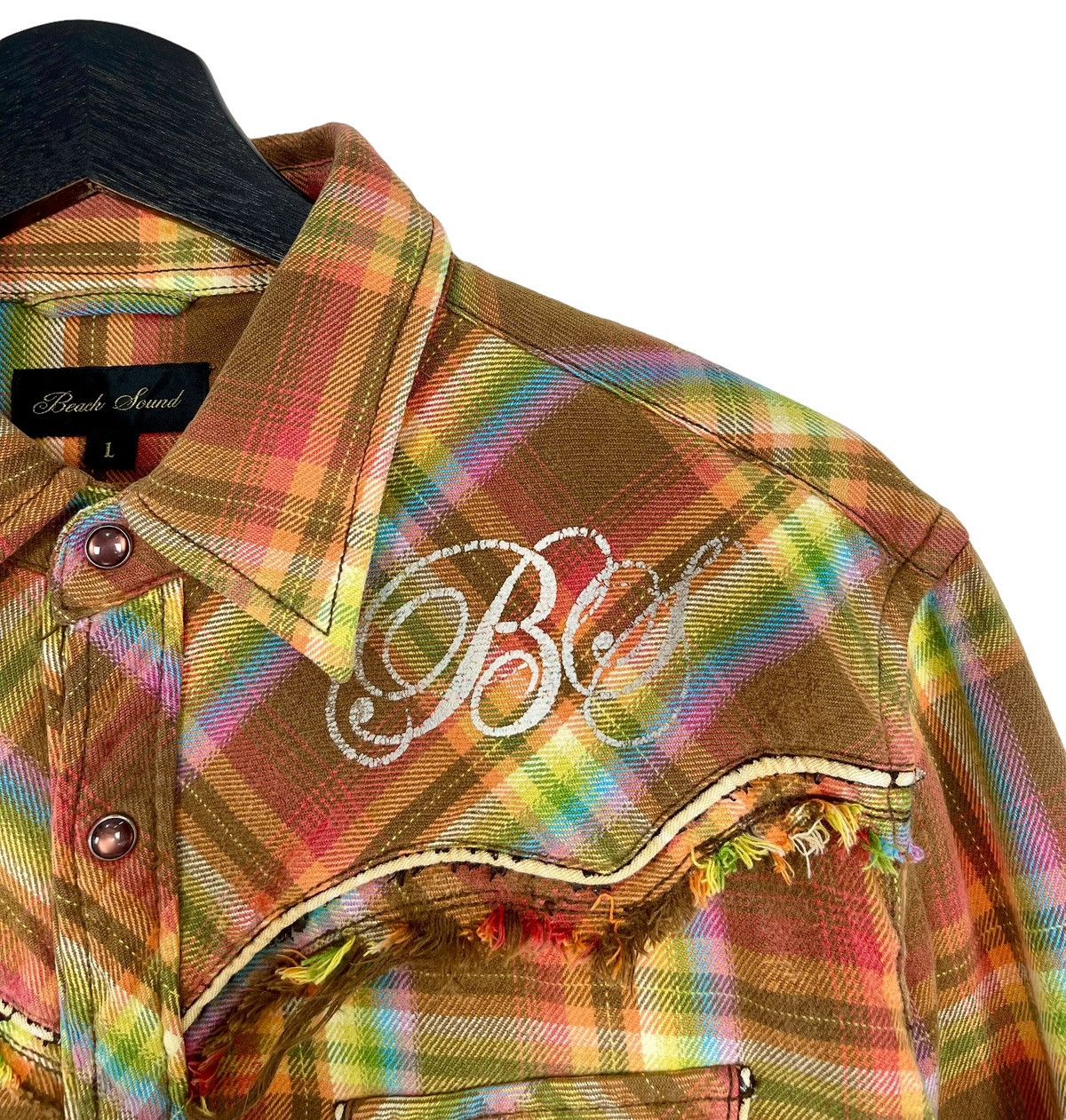 Japanese Brand × Vintage Vintage Beach Sound Western Button Up Size US L / EU 52-54 / 3 - 5 Thumbnail