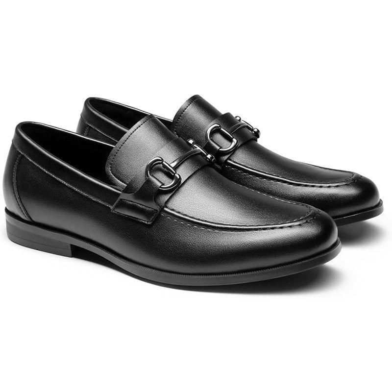 Other Bruno Marc Mens Size 12 Black Faux Leather Slip On Dress Loa Size ONE SIZE - 3 Thumbnail