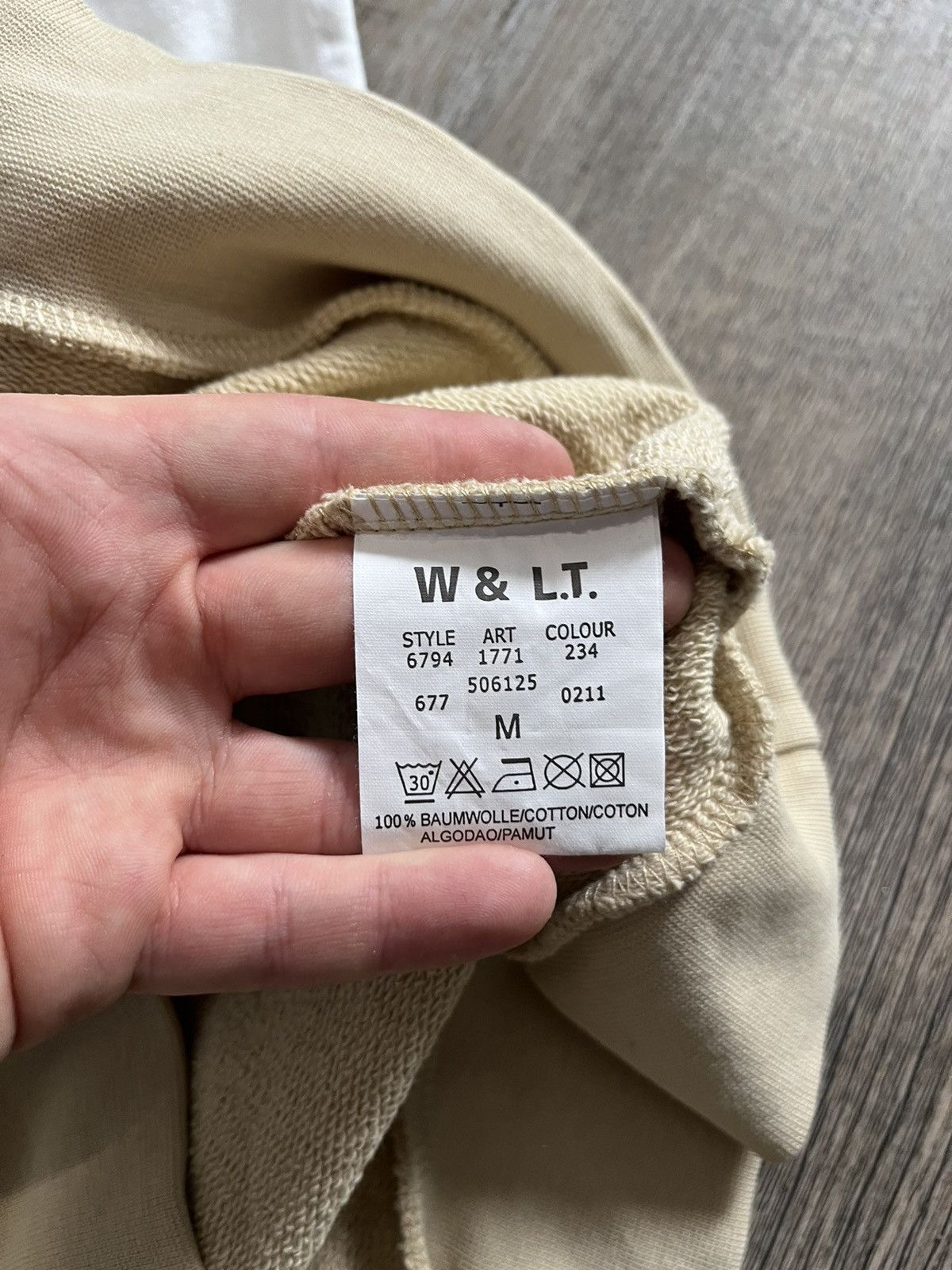 W&LT W & LT walter van beirendonck W LOGO SWEATER Size US M / EU 48-50 / 2 - 6 Thumbnail