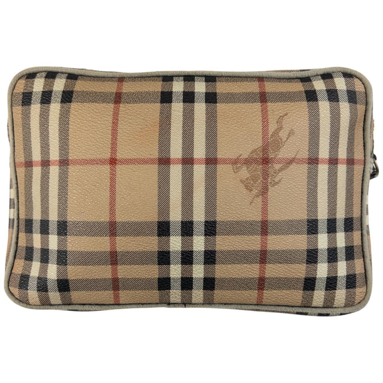 Burberry Vintage Burberry Nova Check Travel Wash Bag Size ONE SIZE - 2 Thumbnail