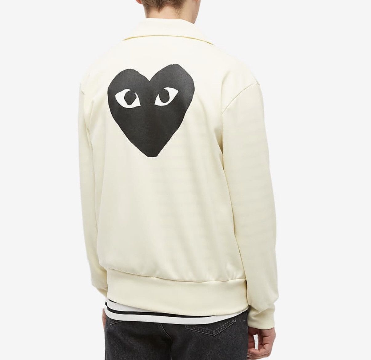 Comme des Garcons PLAY CDG Play Black Heart Zip Track Top Size US L / EU 52-54 / 3 - 2 Thumbnail