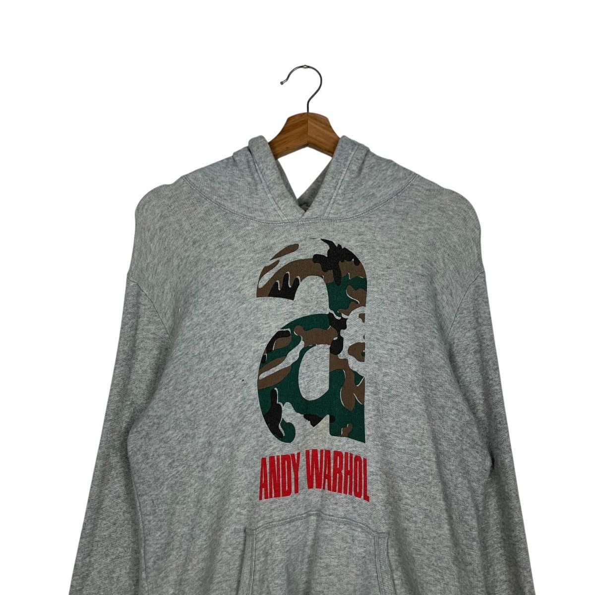 Andy Warhol ANDY WARHOL Big Logo Pullover Hoodies Sweatshirts #1991-C86 Size L / US 10 / IT 46 - 2 Thumbnail
