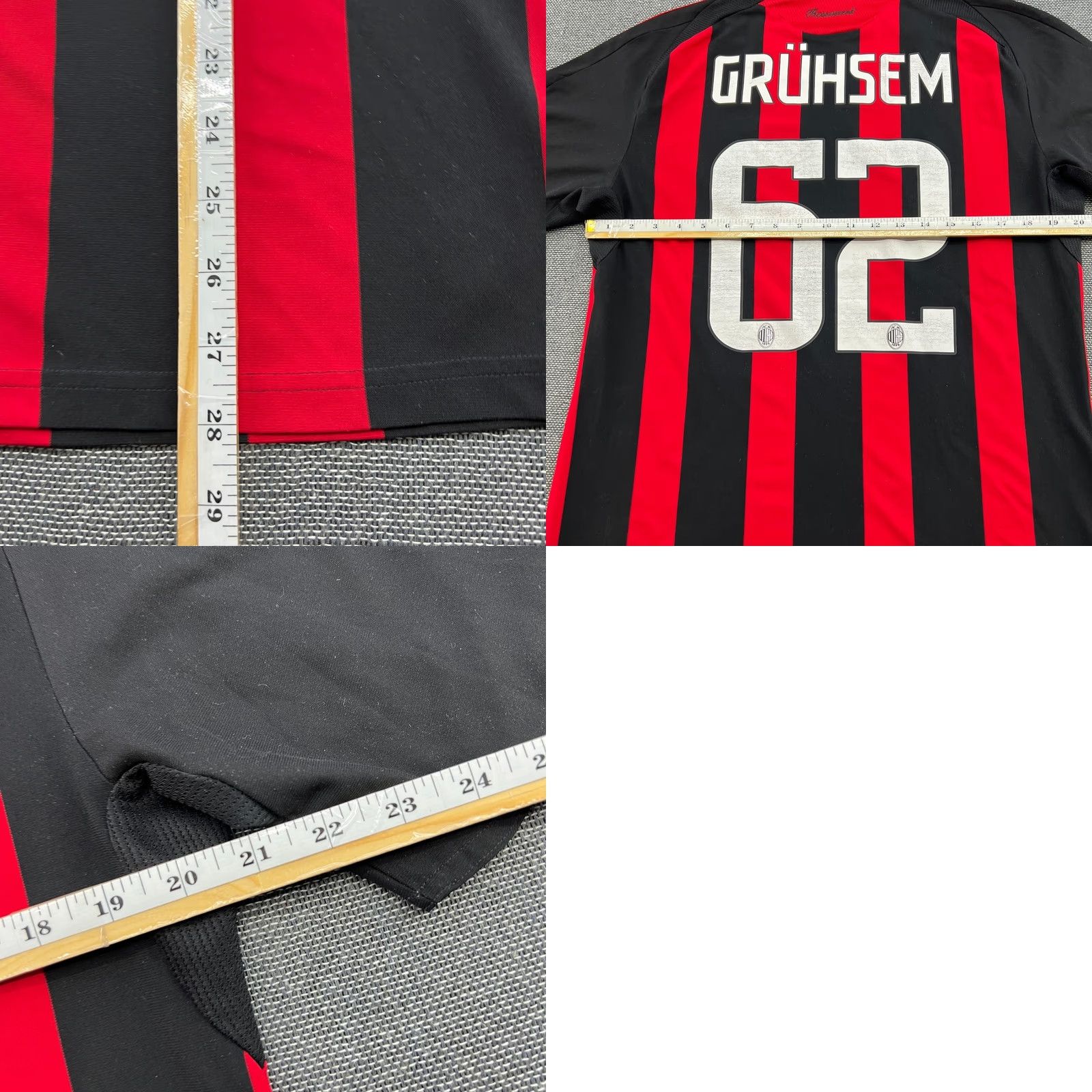 Adidas AC Milan 2008 2009 Home Football Jersey Mens Large Adidas Shirt Size US L / EU 52-54 / 3 - 10 Thumbnail