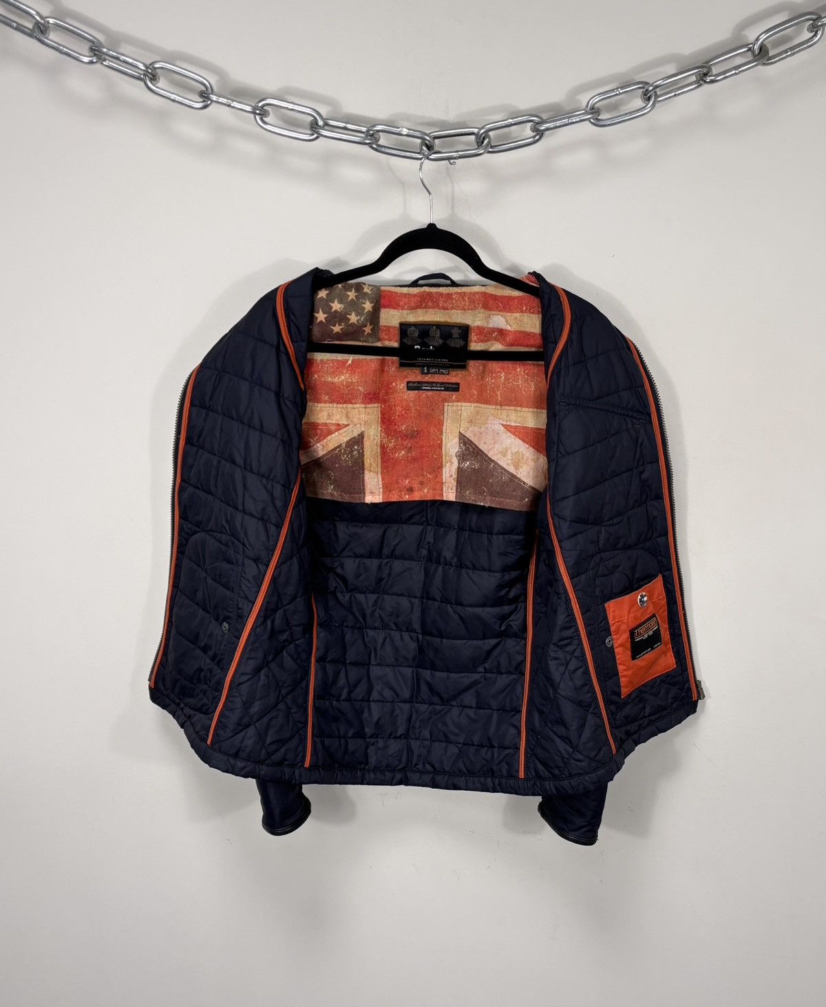 Barbour Barbour Steve McQueen Men’s Navy Blue Quilted Jacket Size US S / EU 44-46 / 1 - 2 Thumbnail