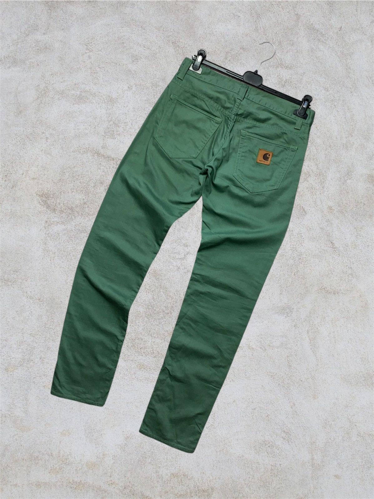 Carhartt wip green denim size W30