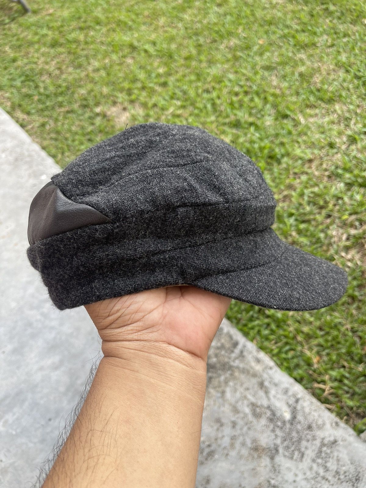 CA4LA × Japanese Brand × Vintage CA4LA Newsboy Cap Wool 60’s French Gangster 57cm Size ONE SIZE - 3 Thumbnail