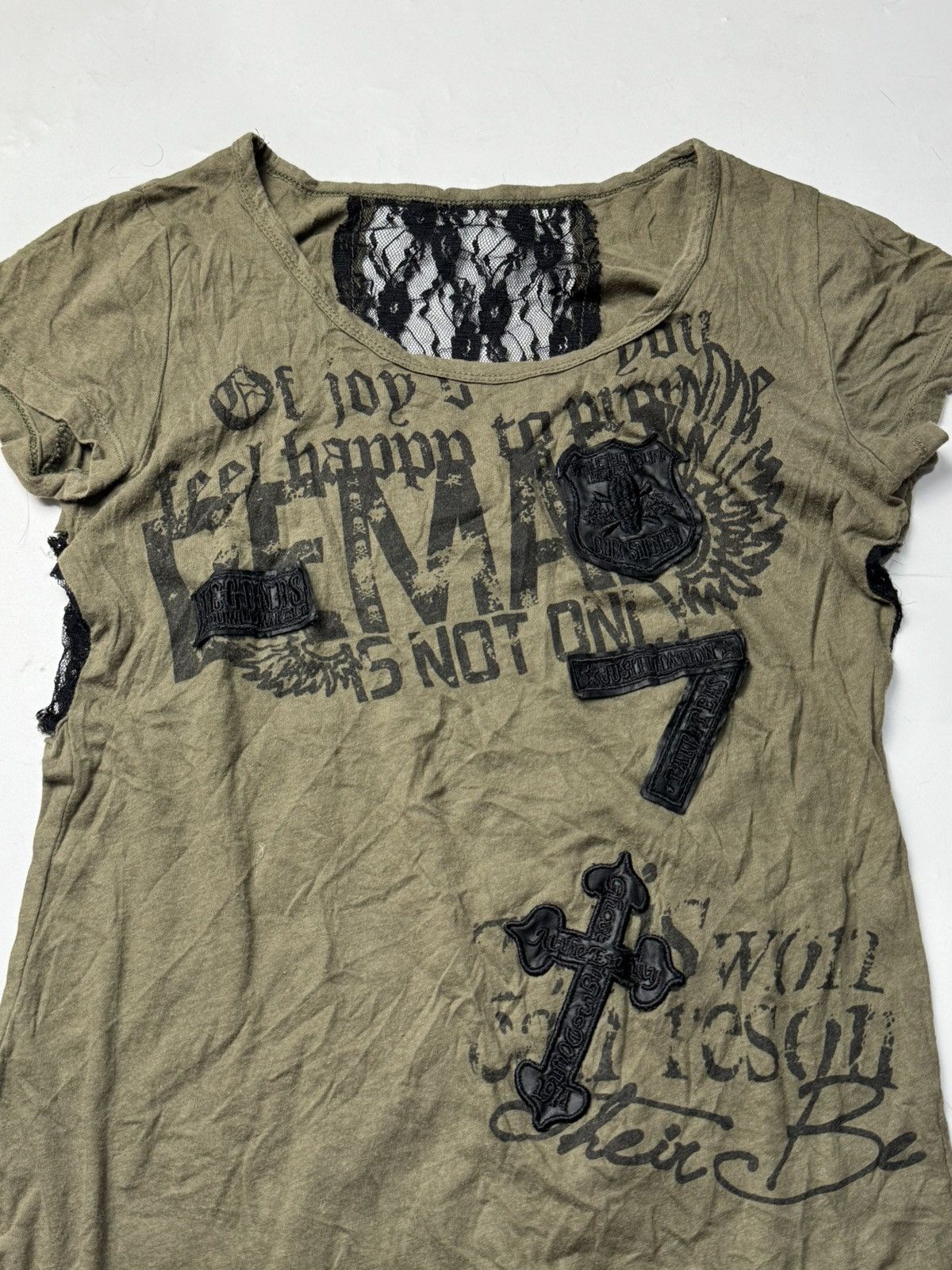 If Six Was Nine Japanese Gothic Crosses Poem Tees Ifsixwasnine Lgb styled Size US S / EU 44-46 / 1 - 4 Thumbnail