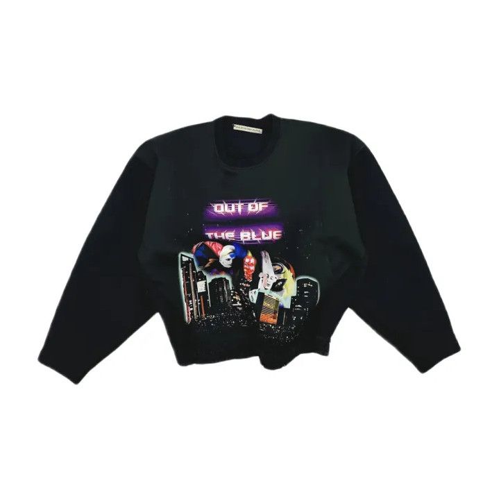 Balenciaga Balenciaga Black Graphic Casual Sweatshirt Size US S / EU 44-46 / 1 - 1 Thumbnail